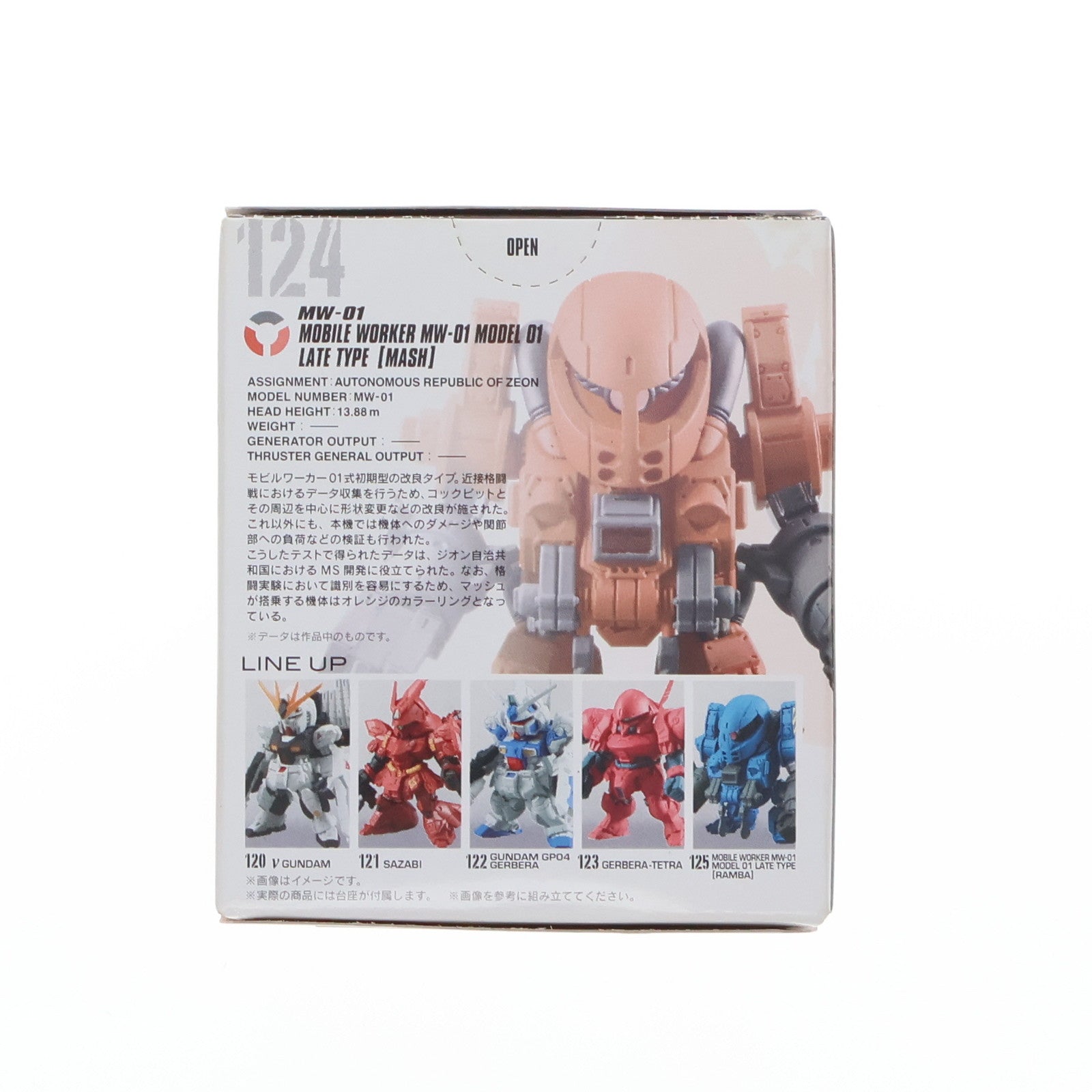 【中古即納】[FIG] (単品)(食玩) FW GUNDAM CONVERGE ♯1(ガンダムコンバージ) モビルワーカー後期型(マッシュ機) 機動戦士ガンダムシリーズ フィギュア バンダイ(20151229)