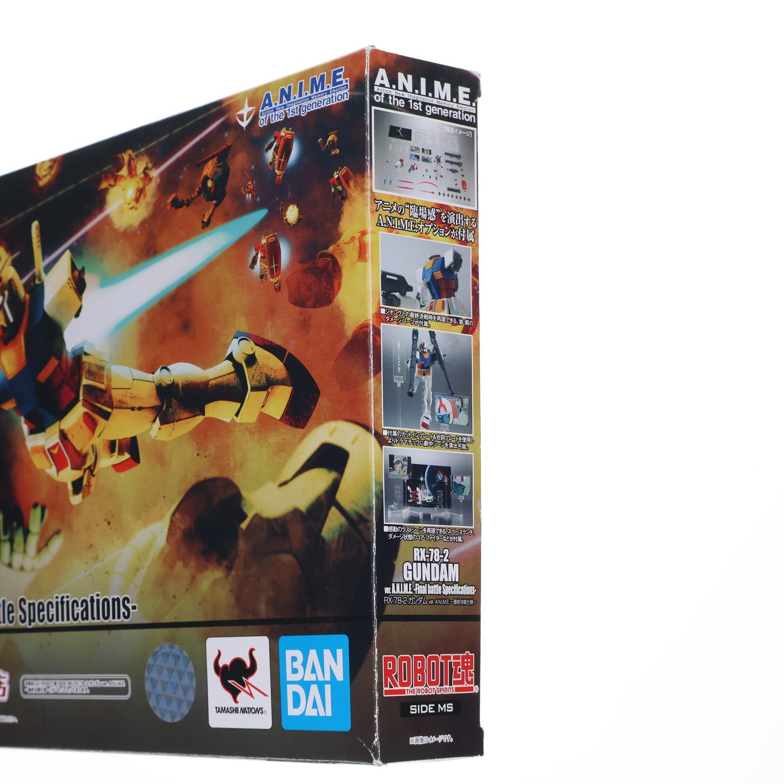 【中古即納】[FIG] 魂ウェブ商店限定 ROBOT魂(SIDE MS) RX-78-2 ガンダム ver. A.N.I.M.E. ～最終決戦仕様～ 機動戦士ガンダム 完成品 可動フィギュア バンダイスピリッツ(20190131)