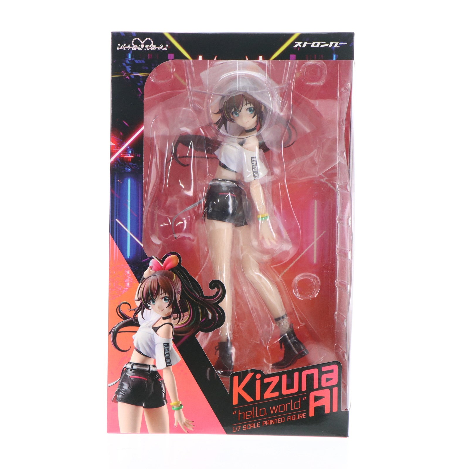 【中古即納】[FIG] 東京フィギュア限定 キズナアイ 『hello world』 バーチャルYouTuber 1/7 完成品 フィギュア ストロンガー/東京フィギュア(20210630)