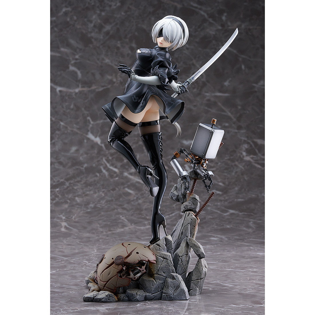 【中古即納】[FIG] 2B NieR:Automata(ニーア オートマタ) Ver1.1a 1/7 完成品 フィギュア マックスファクトリー(20250629)