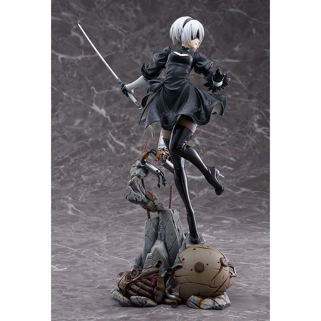 【中古即納】[FIG] 2B NieR:Automata(ニーア オートマタ) Ver1.1a 1/7 完成品 フィギュア マックスファクトリー(20250629)