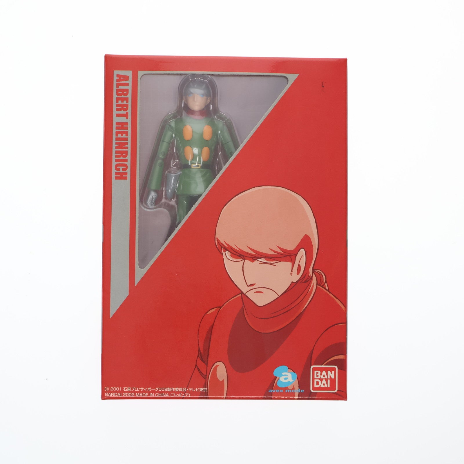 【中古即納】[FIG] (フィギュア単品) 004 アルベルト・ハインリヒ DVD サイボーグ009 バトルアライブ9 ～審判～ limited edition 初回生産限定特典 完成品 可動フィギュア バンダイ(20021226)