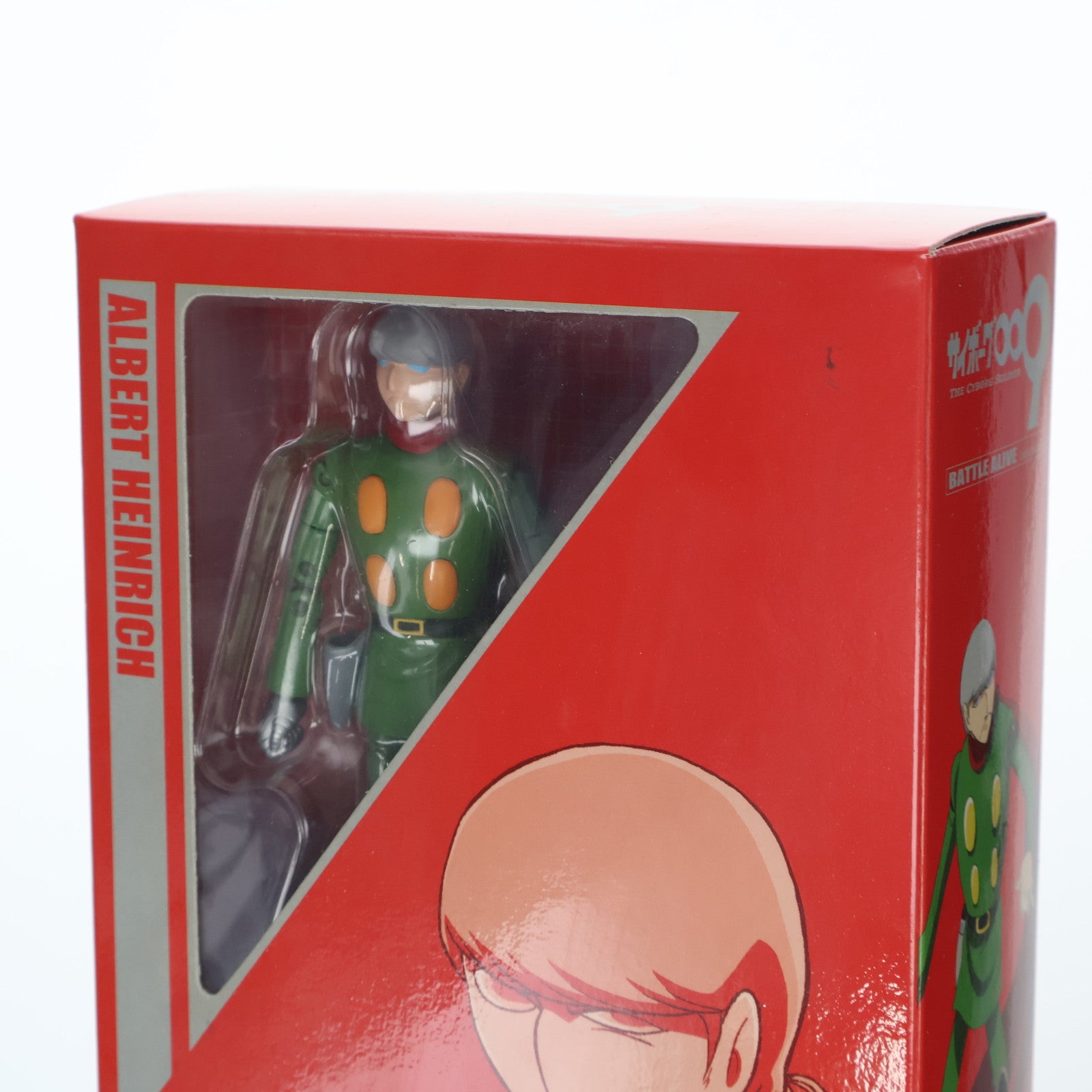【中古即納】[FIG] (フィギュア単品) 004 アルベルト・ハインリヒ DVD サイボーグ009 バトルアライブ9 ～審判～ limited edition 初回生産限定特典 完成品 可動フィギュア バンダイ(20021226)