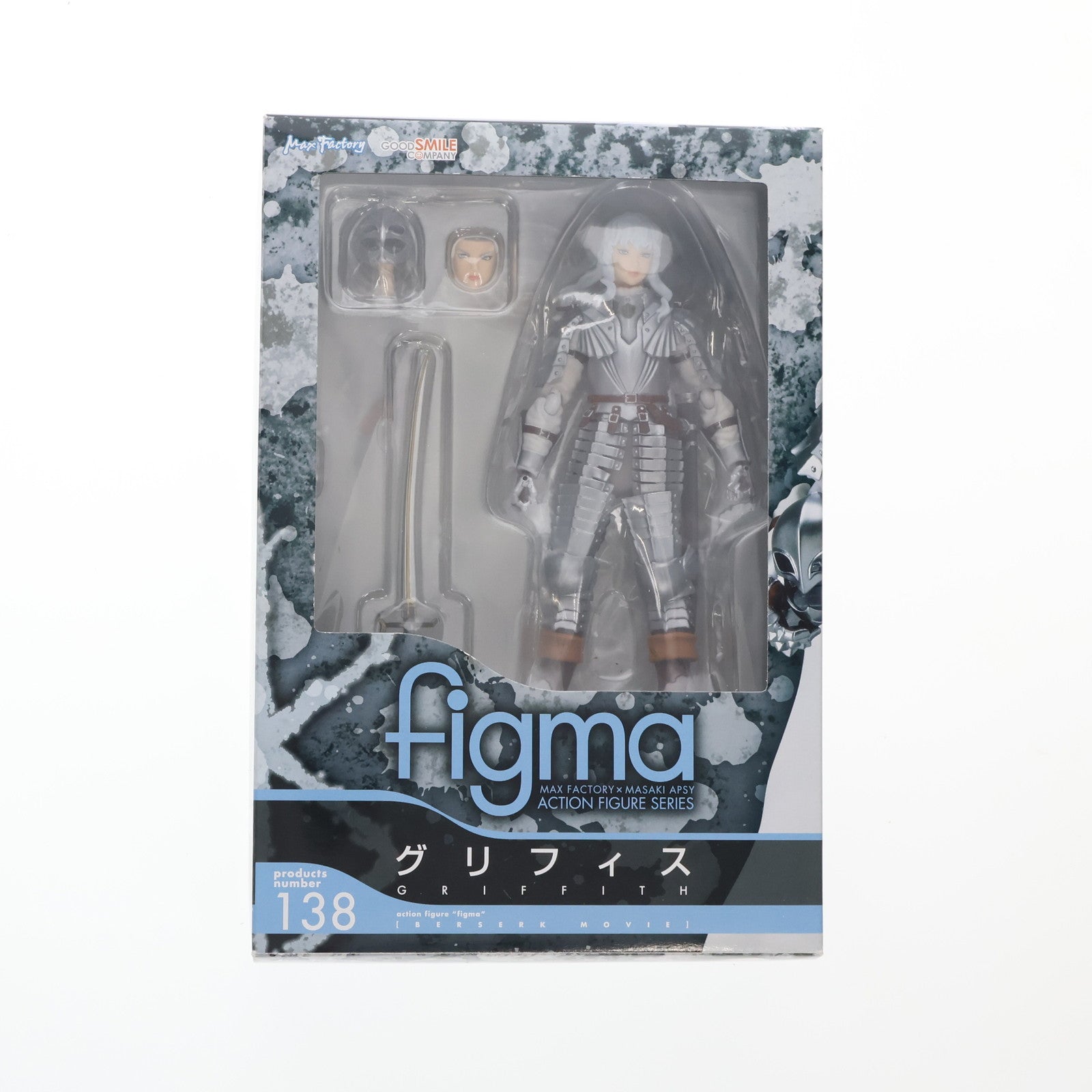 【中古即納】[FIG] figma(フィグマ) 138 グリフィス 映画「ベルセルク」 完成品 可動フィギュア グッドスマイルカンパニー(20120801)
