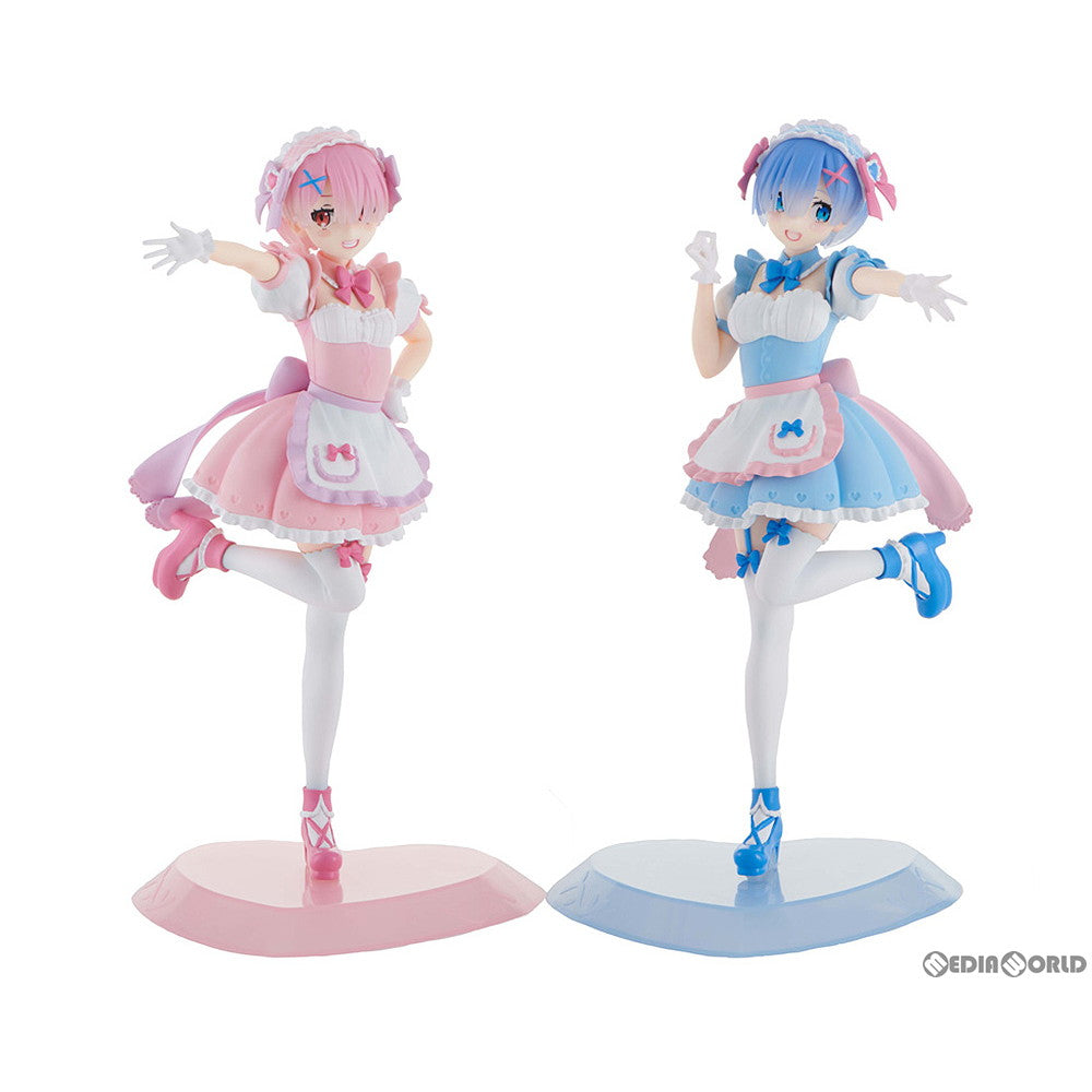 【中古即納】[FIG] TENITOL 夢かわメイドレム&ラム 特典付きセット Re:ゼロから始める異世界生活 完成品 フィギュア フリュー(20240829)