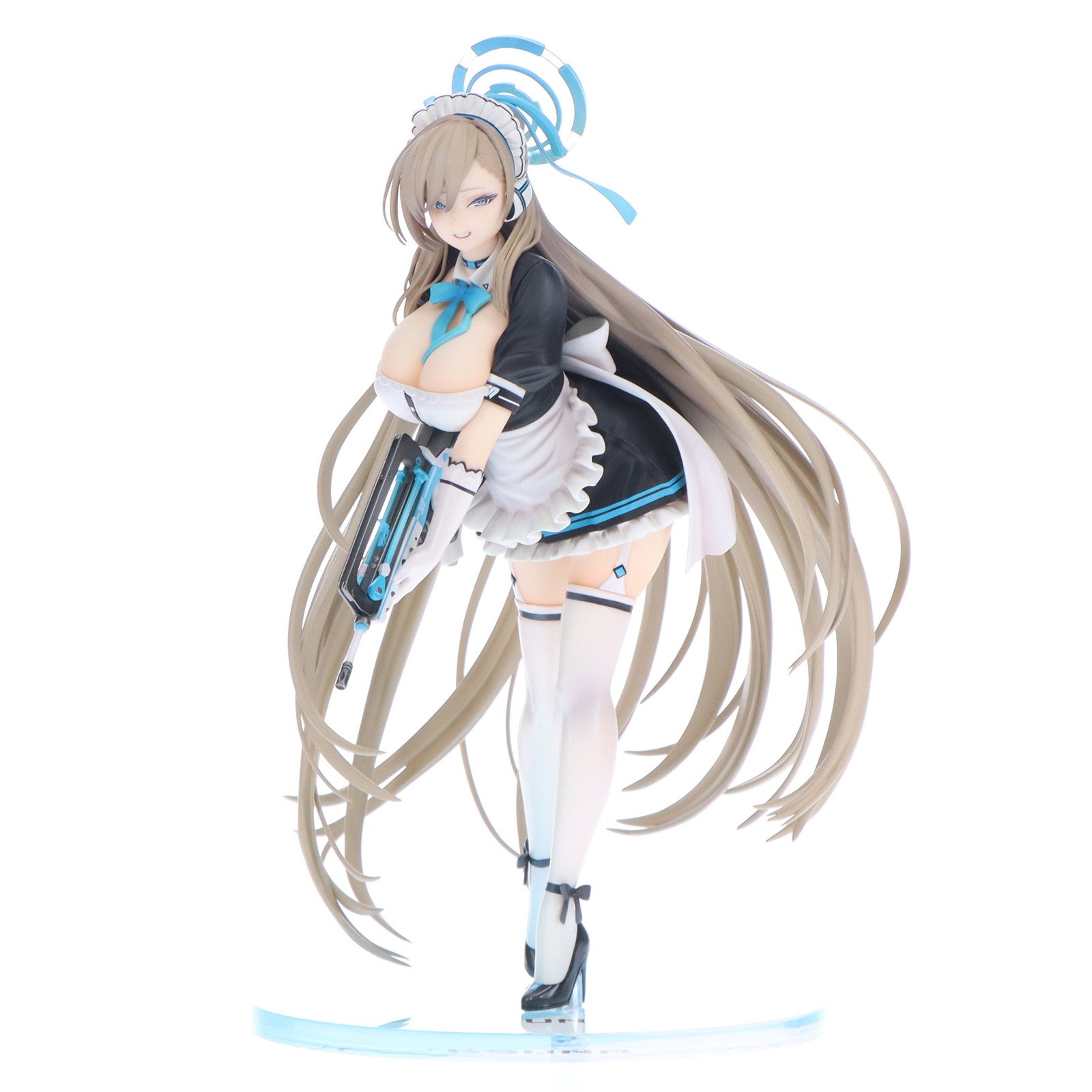 【中古即納】[FIG] Lucrea(ルクリア) アスナ ブルーアーカイブ -Blue Archive- 1/7 完成品 フィギュア プレミアムバンダイ&一部オンラインショップ限定 メガハウス(20250531)