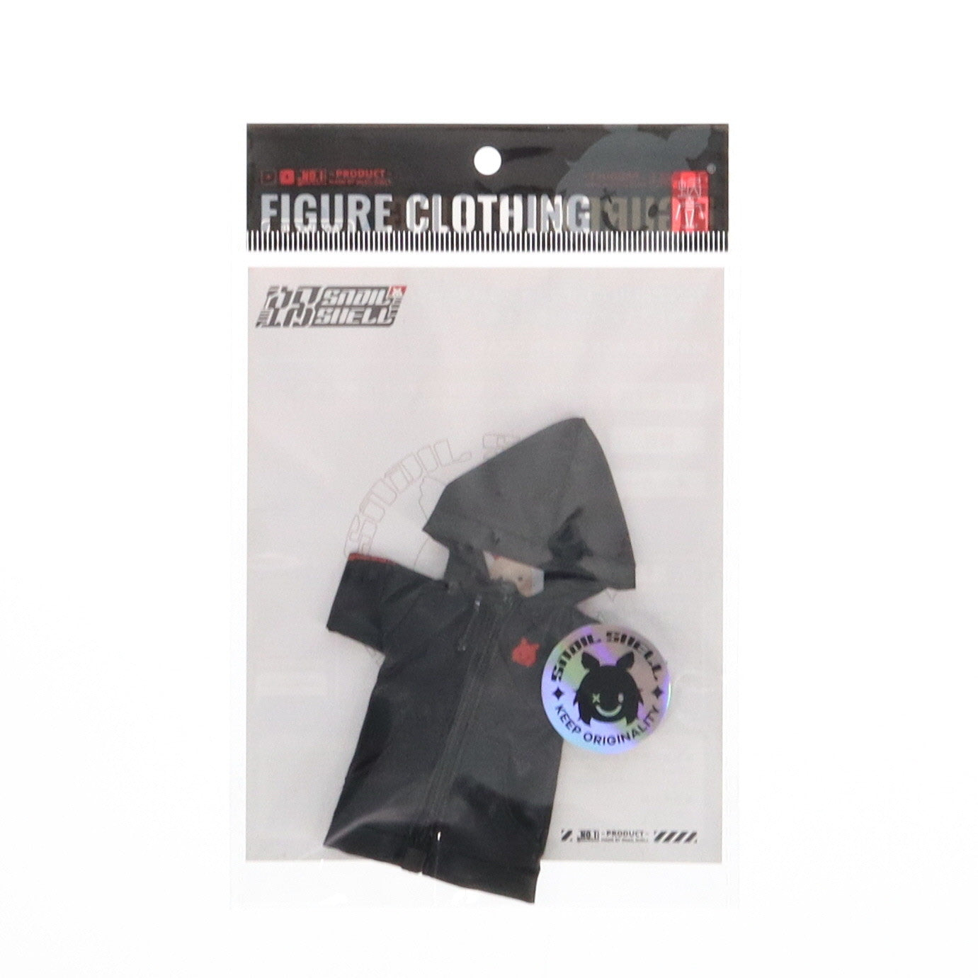 【中古即納】[FIG] あみあみ限定 『G.N.PROJECT』オプションコスチューム スネちゃんパーカー(マットブラックVer.)(ドール用) 1/10～1/12 フィギュア用アクセサリ SNAIL SHELL(蝸之殻)(20250228)