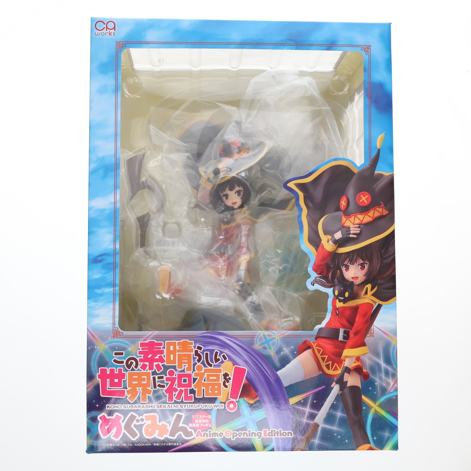 【中古即納】[FIG] CAworks めぐみん AnimeOpeningEdition アニメ『この素晴らしい世界に祝福を!』 1/7 完成品 フィギュア キャラアニ(20211001)