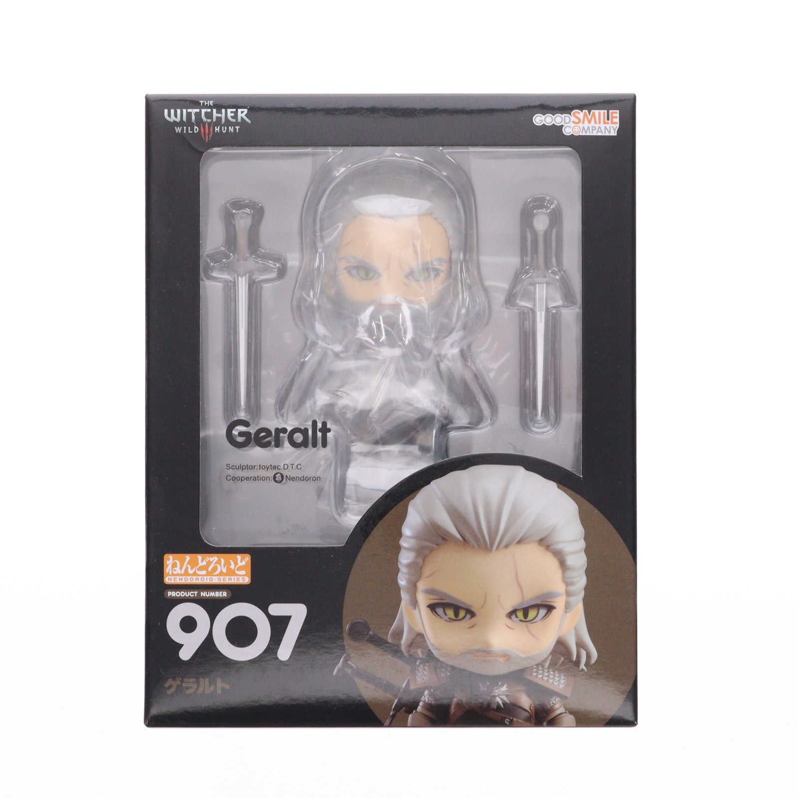 【中古即納】[FIG] ねんどろいど 907 ゲラルト ウィッチャー3 ワイルドハント 完成品 可動フィギュア グッドスマイルカンパニー(20200619)