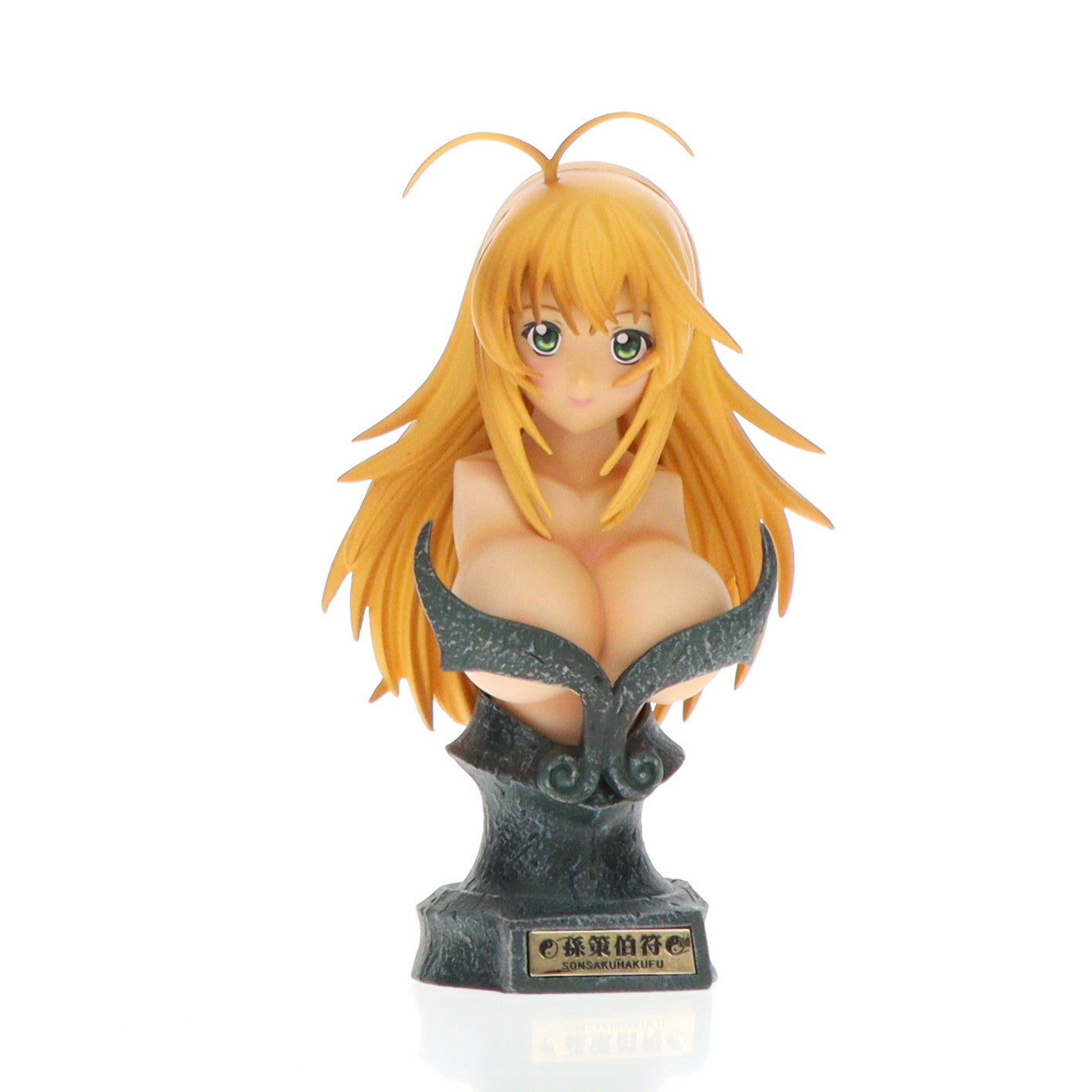 【中古即納】[FIG] (フィギュア単品) 孫策伯符(そんさくはくふ) 胸像フィギュア 一騎当千 1/7 完成品 一騎当千秘蔵限定BOX同梱品 ワニブックス(20080418)