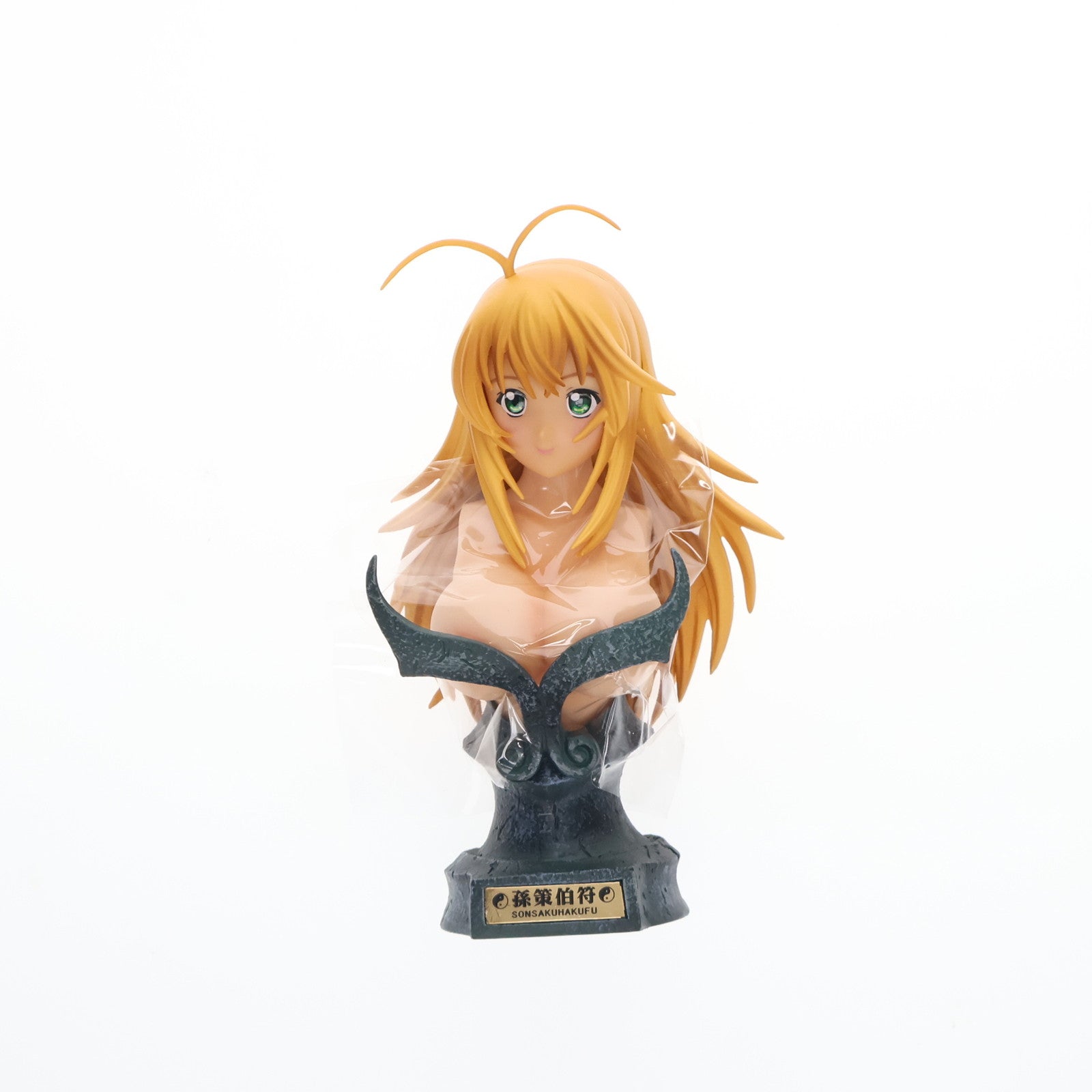 【中古即納】[FIG] (フィギュア単品) 孫策伯符(そんさくはくふ) 胸像フィギュア 一騎当千 1/7 完成品 一騎当千秘蔵限定BOX同梱品 ワニブックス(20080418)