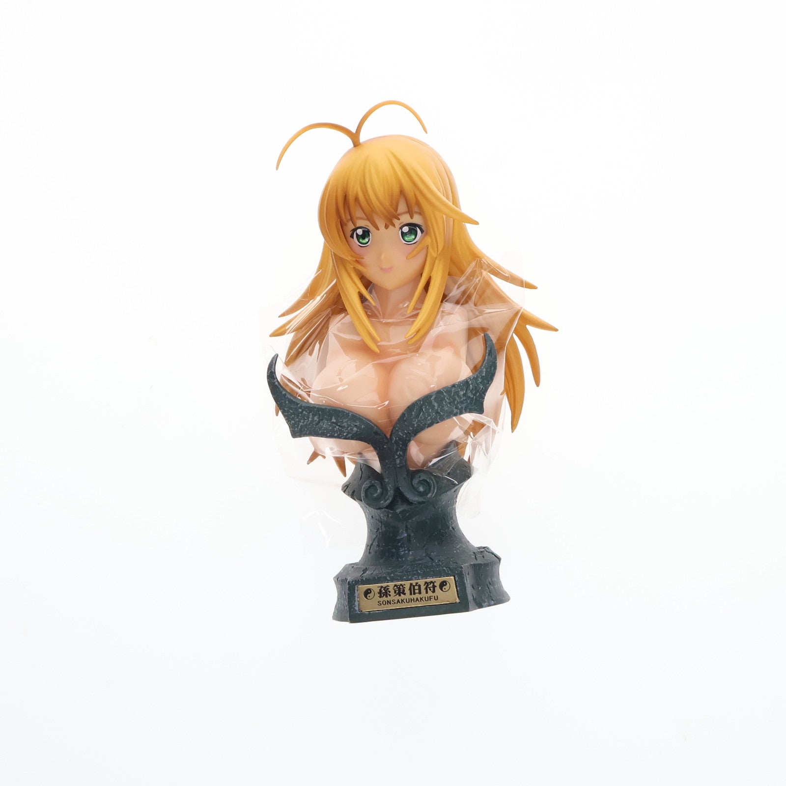 【中古即納】[FIG] (フィギュア単品) 孫策伯符(そんさくはくふ) 胸像フィギュア 一騎当千 1/7 完成品 一騎当千秘蔵限定BOX同梱品 ワニブックス(20080418)