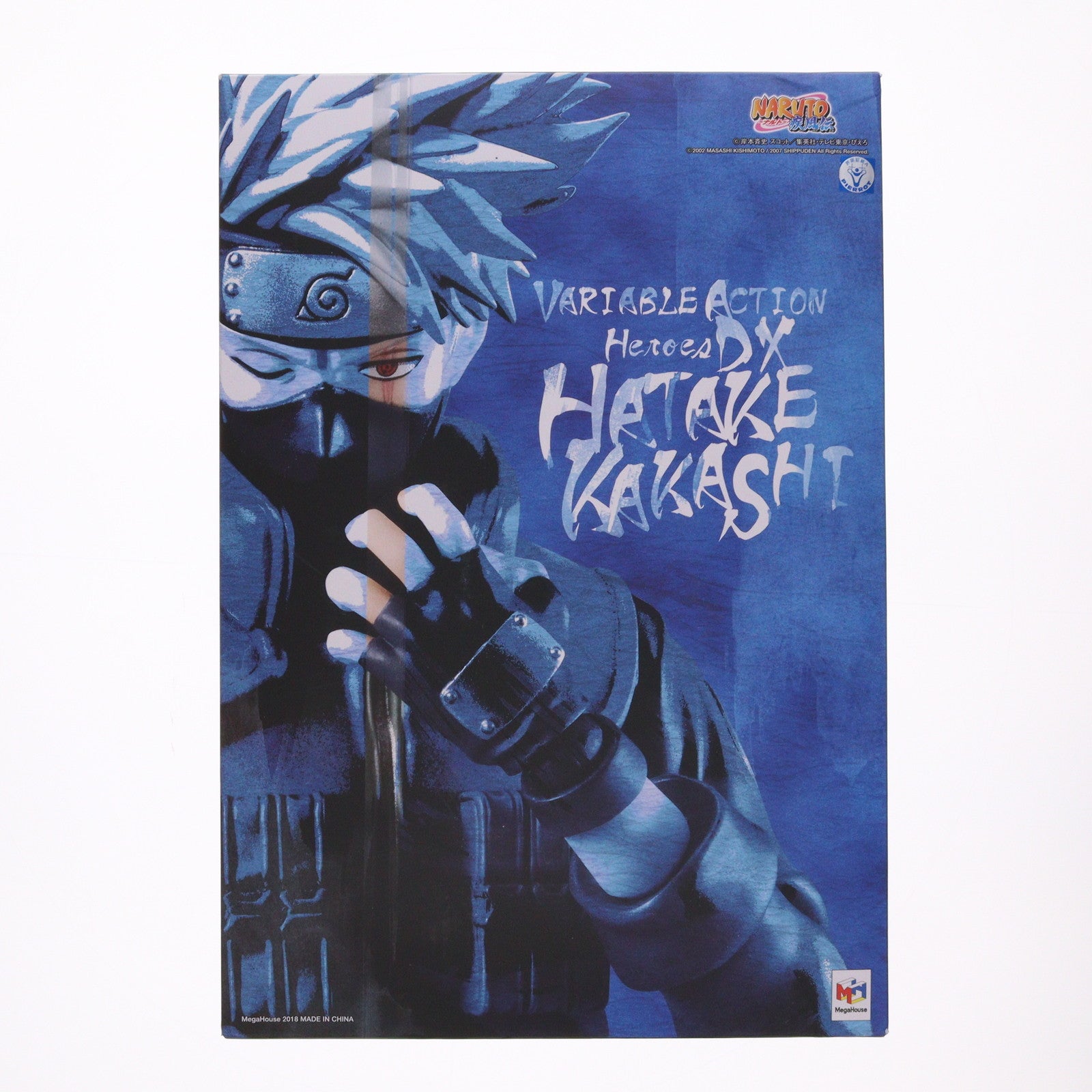 【中古即納】[FIG] ヴァリアブルアクションヒーローズDX はたけカカシ NARUTO-ナルト- 疾風伝 1/8 完成品 可動フィギュア メガトレショップ&オンラインショップ限定 メガハウス(20180131)