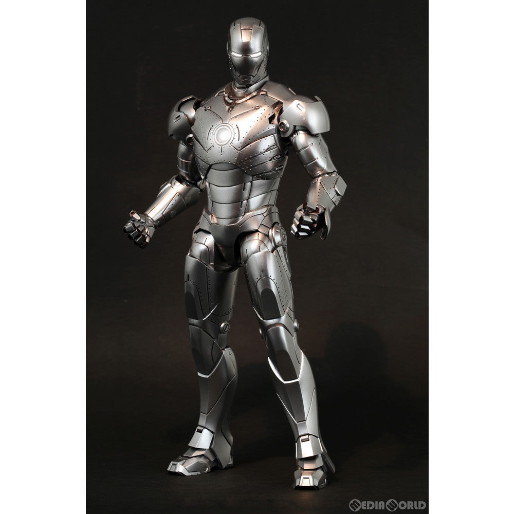 【中古即納】[FIG] ムービー・マスターピース アイアンマン・マーク2(アーマー・アンリーシュド版) アイアンマン2 1/6 完成品 可動フィギュア(MM#150) ホットトイズ(20120131)