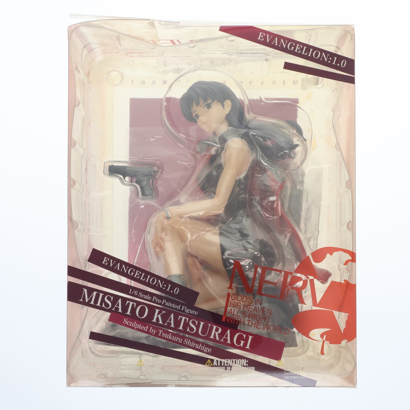 【中古即納】[FIG] 葛城ミサト ヱヴァンゲリヲン新劇場版 1/6 完成品 フィギュア コトブキヤ(20110428)