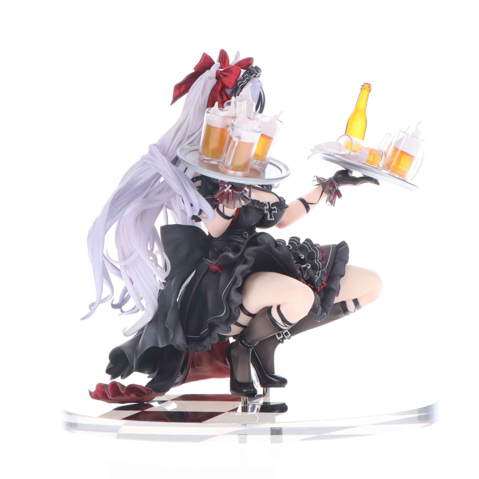 【中古即納】[FIG] ポスター無しフェイスパーツ付属 エルベ 見せ場訪れず? あみあみ限定版 アズールレーン 1/7 完成品 フィギュア GOLDENHEAD+(ゴールデンヘッドプラス)(20250731)