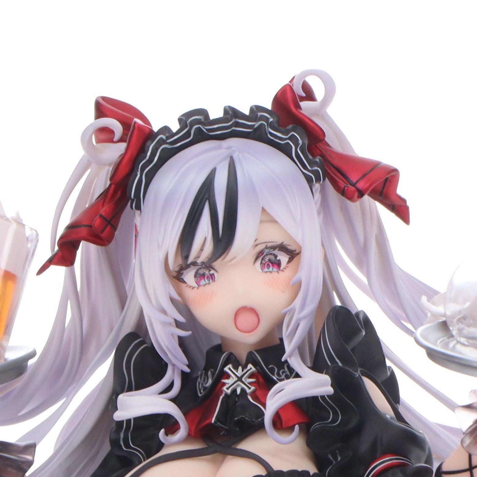 【中古即納】[FIG] ポスター無しフェイスパーツ付属 エルベ 見せ場訪れず? あみあみ限定版 アズールレーン 1/7 完成品 フィギュア GOLDENHEAD+(ゴールデンヘッドプラス)(20250731)