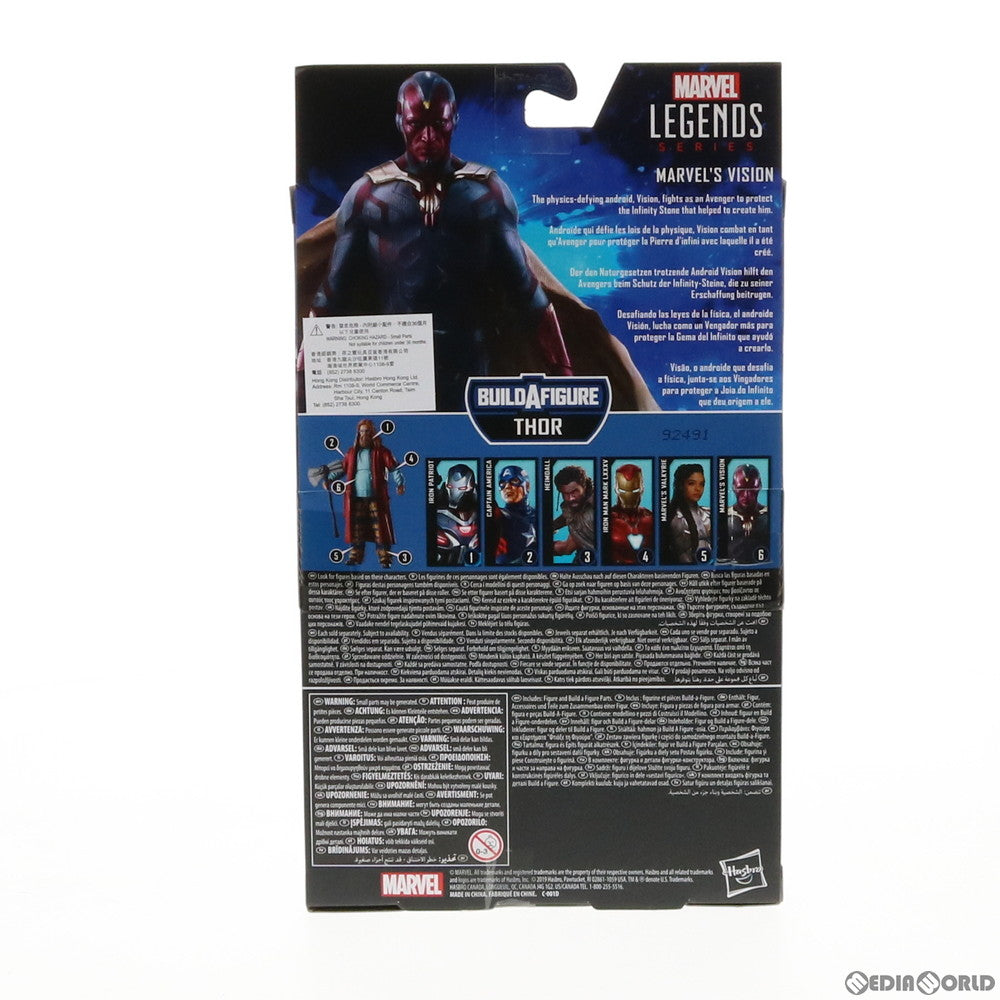 【中古即納】[FIG] 6インチ マーベル・レジェンド アベンジャーズ/エンドゲーム ウェーブ3 ヴィジョン 完成品 可動フィギュア(海外流通版) ハズブロ(20191007)