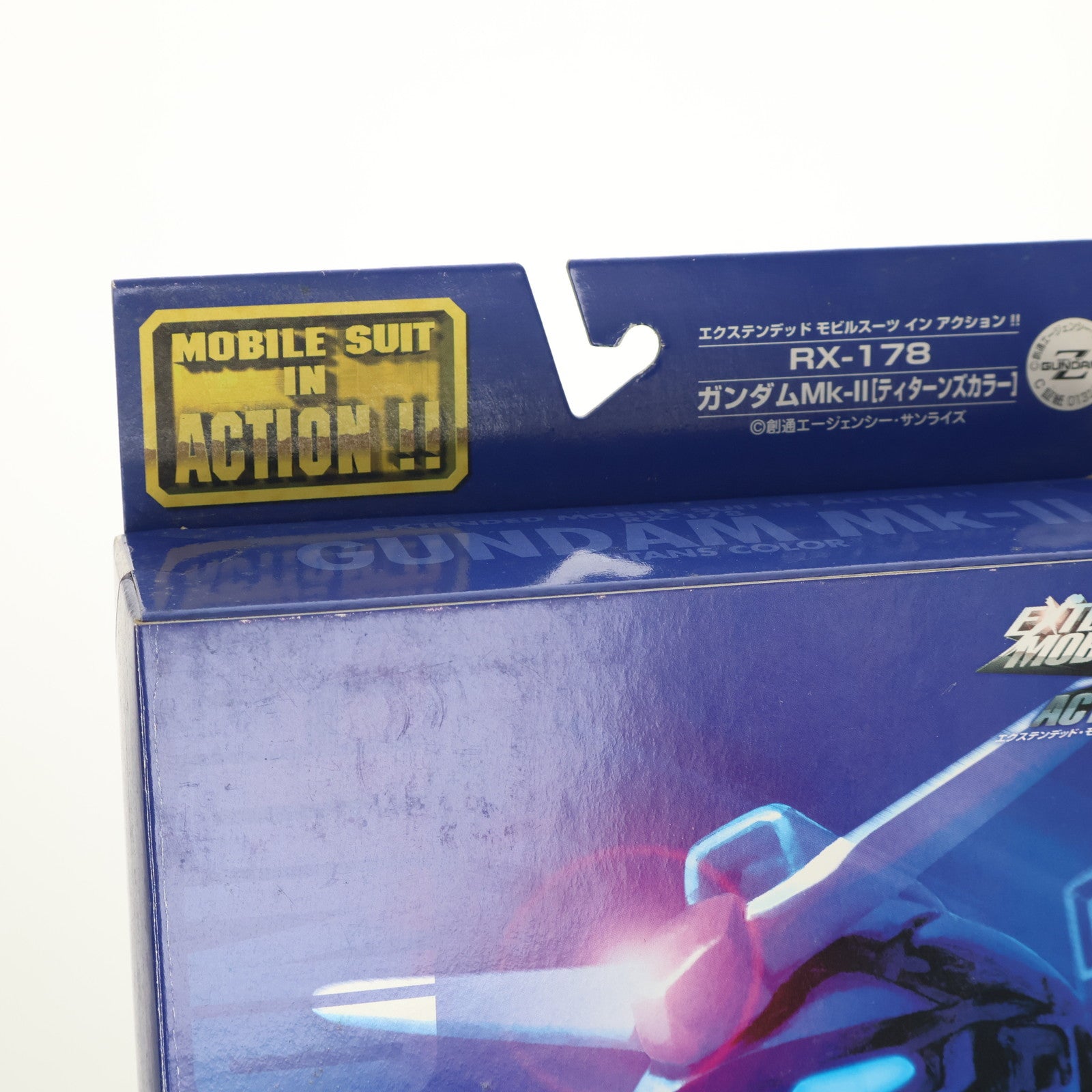 【中古即納】[FIG] EXTENDED MS IN ACTION!!(エクステンデッド・モビルスーツ・イン・アクション) ガンダムMk-II(ティターンズカラー) 機動戦士Zガンダム 完成品 可動フィギュア バンダイ(20050416)