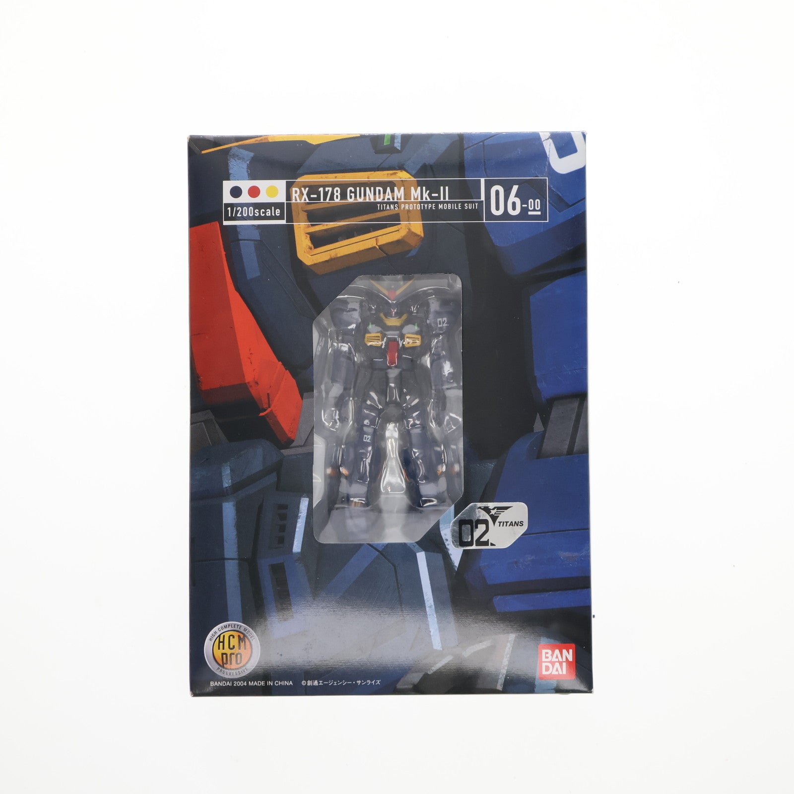 【中古即納】[FIG] HCM-Pro 06-00 RX-178 ガンダムMk-II(ティターンズカラー2号機) 機動戦士Zガンダム 1/200 完成品 可動フィギュア バンダイ(20040915)