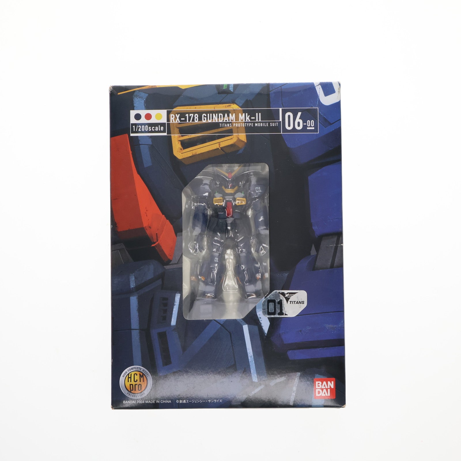 【中古即納】[FIG] HCM-Pro 06-00 RX-178 ガンダムMk-II(ティターンズカラー1号機) 機動戦士Zガンダム 1/200 完成品 可動フィギュア バンダイ(20040915)