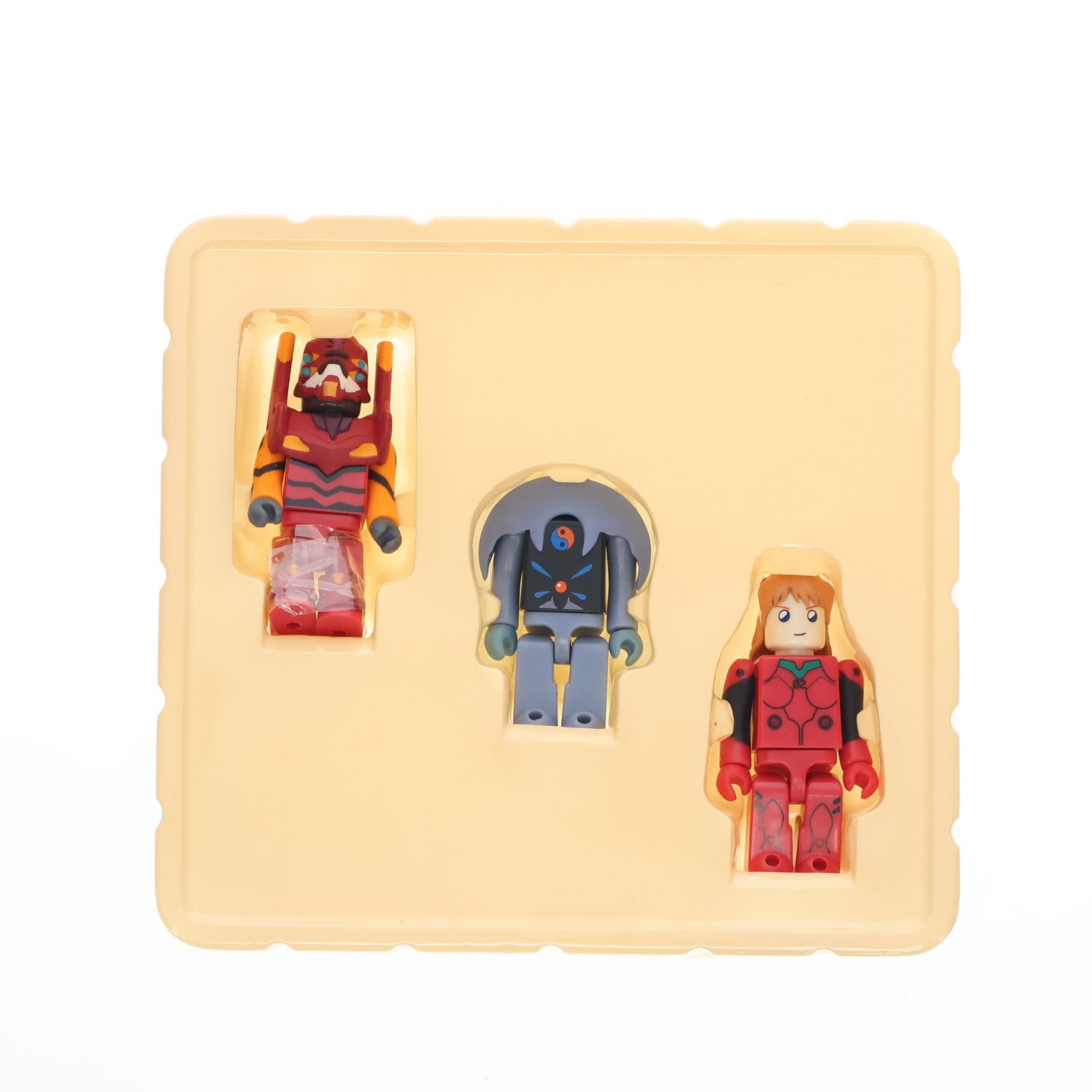 【中古即納】[FIG] KUBRICK(キューブリック) EVA-02 EVA弐号機 プロダクションモデルセット 新世紀エヴァンゲリオン 完成品 可動フィギュア(MEDKUB017) メディコム・トイ(20010117)