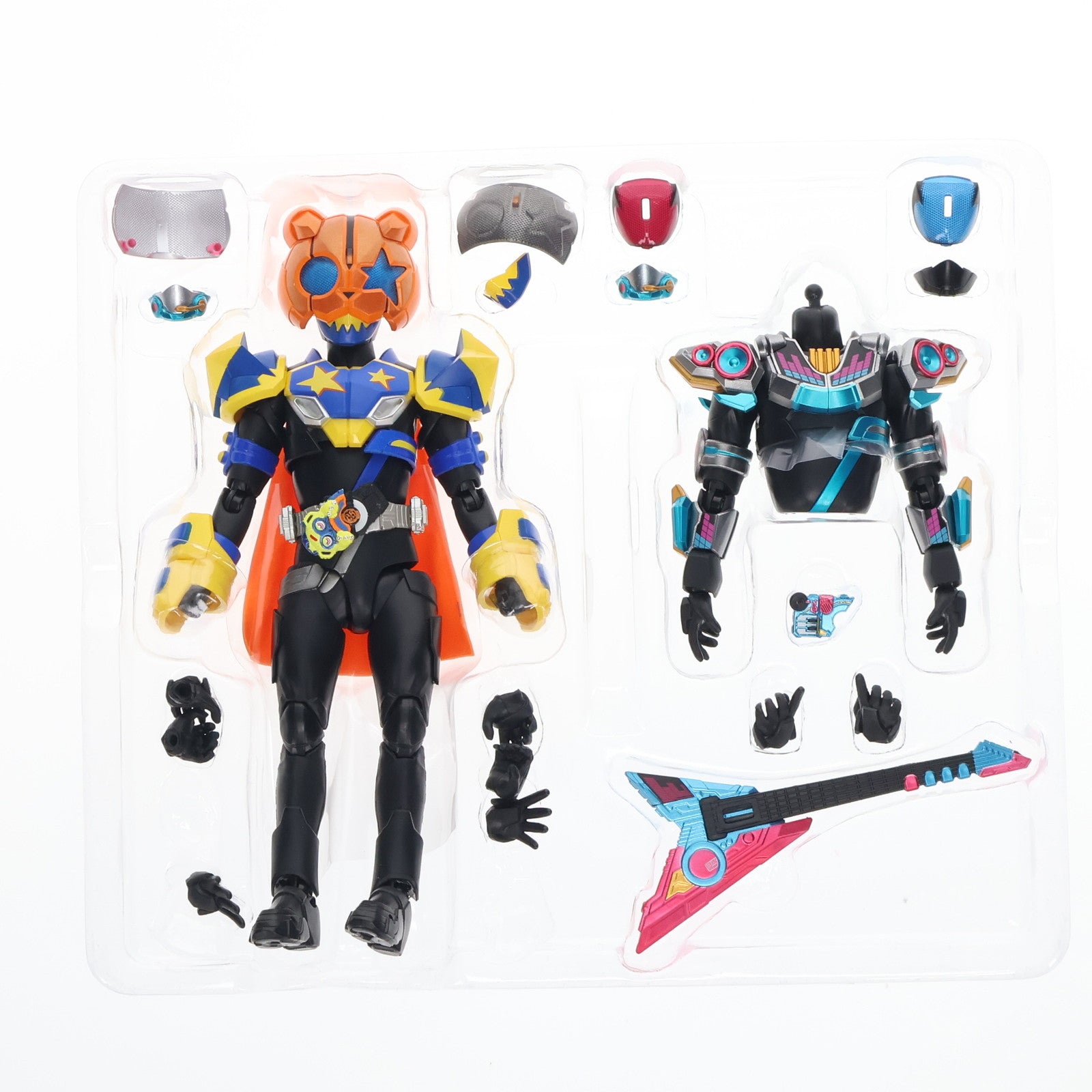 【中古即納】[FIG] 魂ウェブ商店限定 S.H.Figuarts(フィギュアーツ) 仮面ライダーパンクジャック モンスターフォーム/ビートフォーム 仮面ライダーギーツ 完成品 可動フィギュア バンダイスピリッツ(20231215)