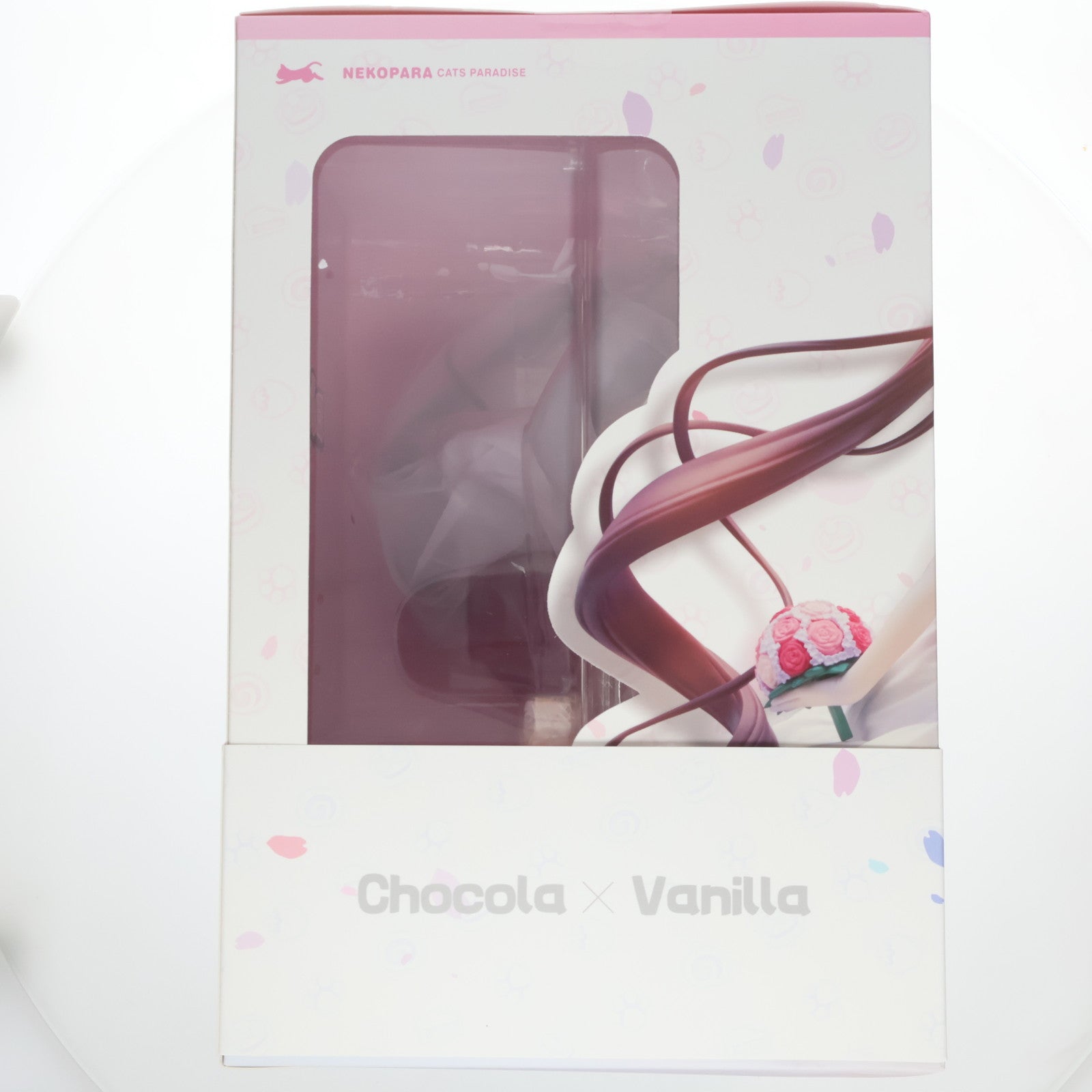 【中古即納】[FIG] アクリルイラストボード付属 ショコラ&バニラ エデンの夢ver. ネコぱら 1/7 完成品 フィギュア APEX(エーペックス)(20250331)