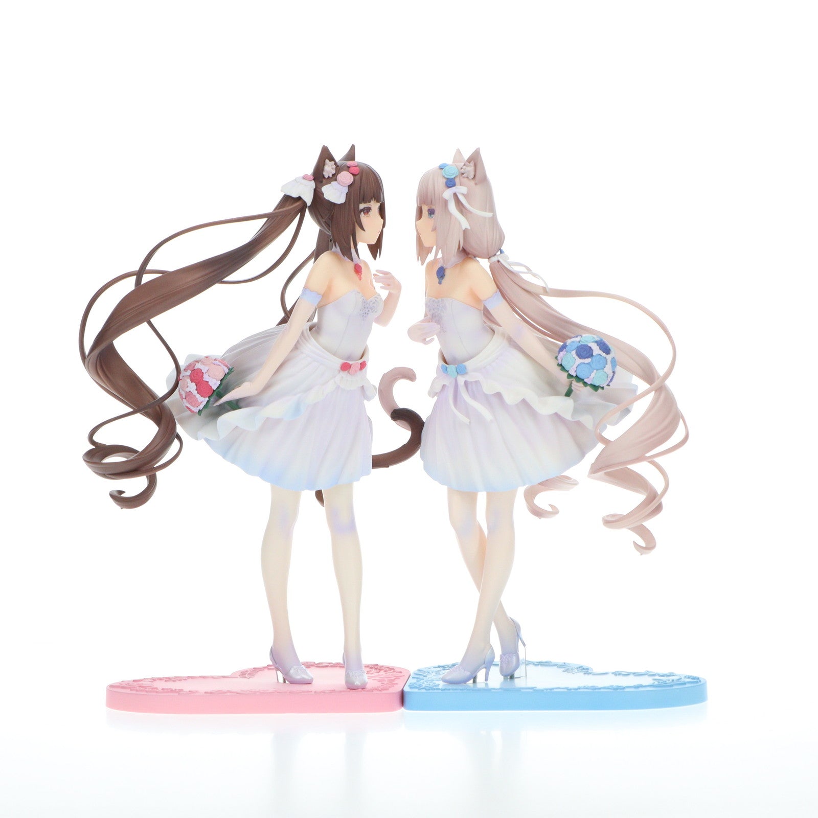 【中古即納】[FIG] アクリルイラストボード付属 ショコラ&バニラ エデンの夢ver. ネコぱら 1/7 完成品 フィギュア APEX(エーペックス)(20250331)