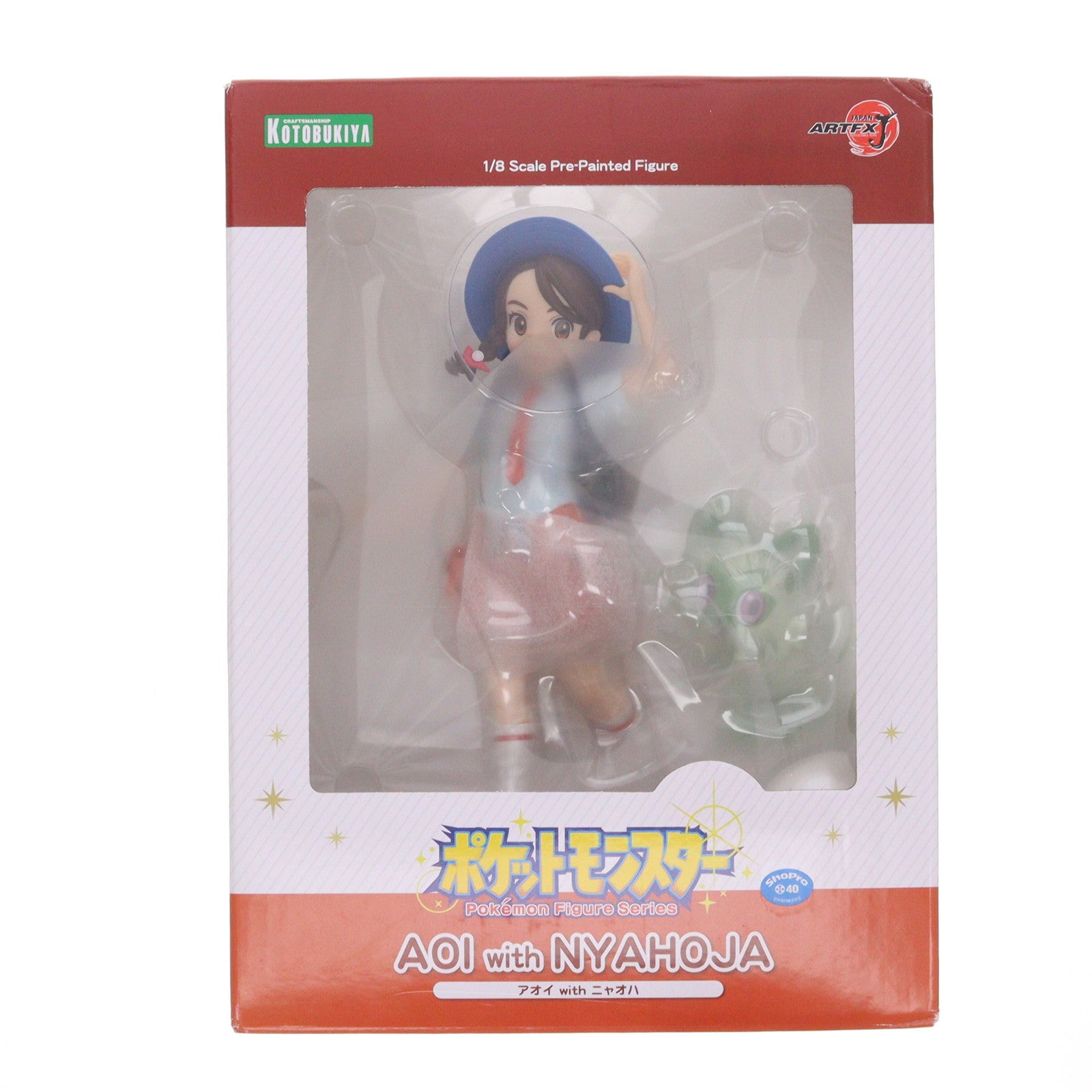 【中古即納】[FIG] ARTFX J アオイ with ニャオハ ポケットモンスター スカーレット・バイオレット 1/8 完成品 フィギュア(PV141) コトブキヤ(20240731)