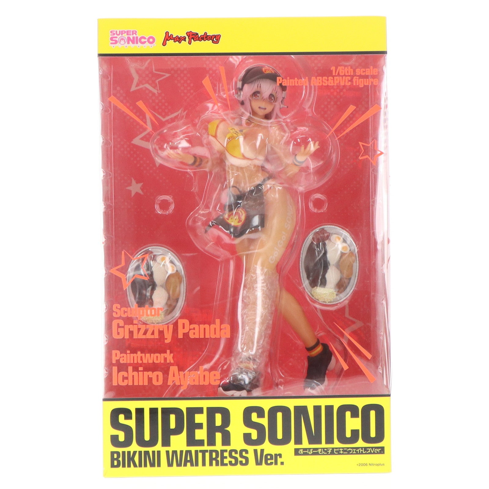 【中古即納】[FIG] すーぱーそに子 ビキニウェイトレスVer. 1/6 完成品 フィギュア GOODSMILE ONLINE SHOP&Amazon.co.jp&あみあみ限定 マックスファクトリー(20220531)