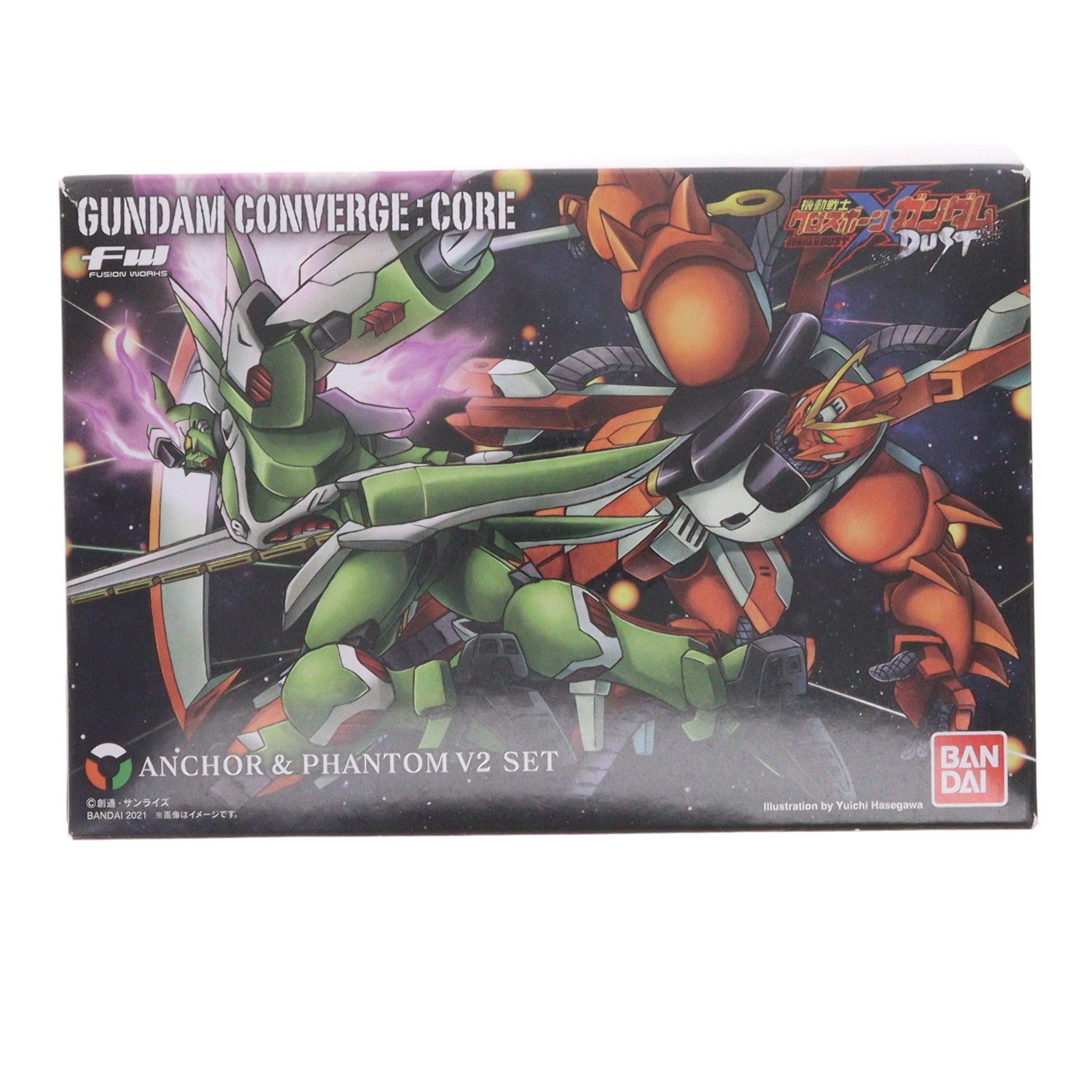 【中古即納】[FIG] (食玩) プレミアムバンダイ限定 FW GUNDAM CONVERGE:CORE(ガンダムコンバージコア) アンカー&ファントムV2セット 機動戦士クロスボーン・ガンダム DUST(ダスト) フィギュア バンダイ(20211130)