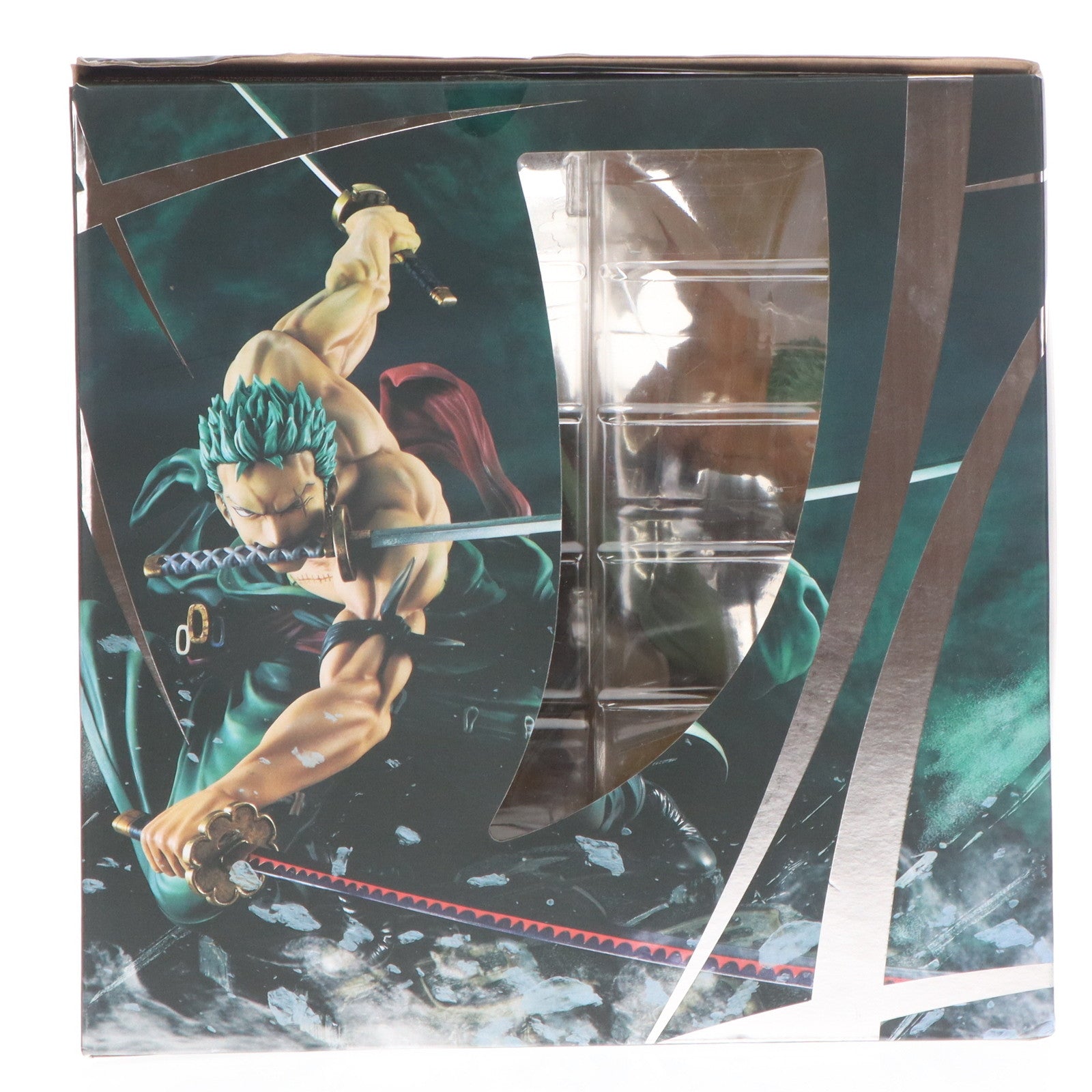 【中古即納】[FIG] Portrait.Of.Pirates P.O.P ワンピース SA-MAXIMUM ロロノア・ゾロ Ver.三・千・世・界!! ONE PIECE 1/8 完成品 フィギュア 一部オンラインショップ&麦わらストア限定 メガハウス(20190531)