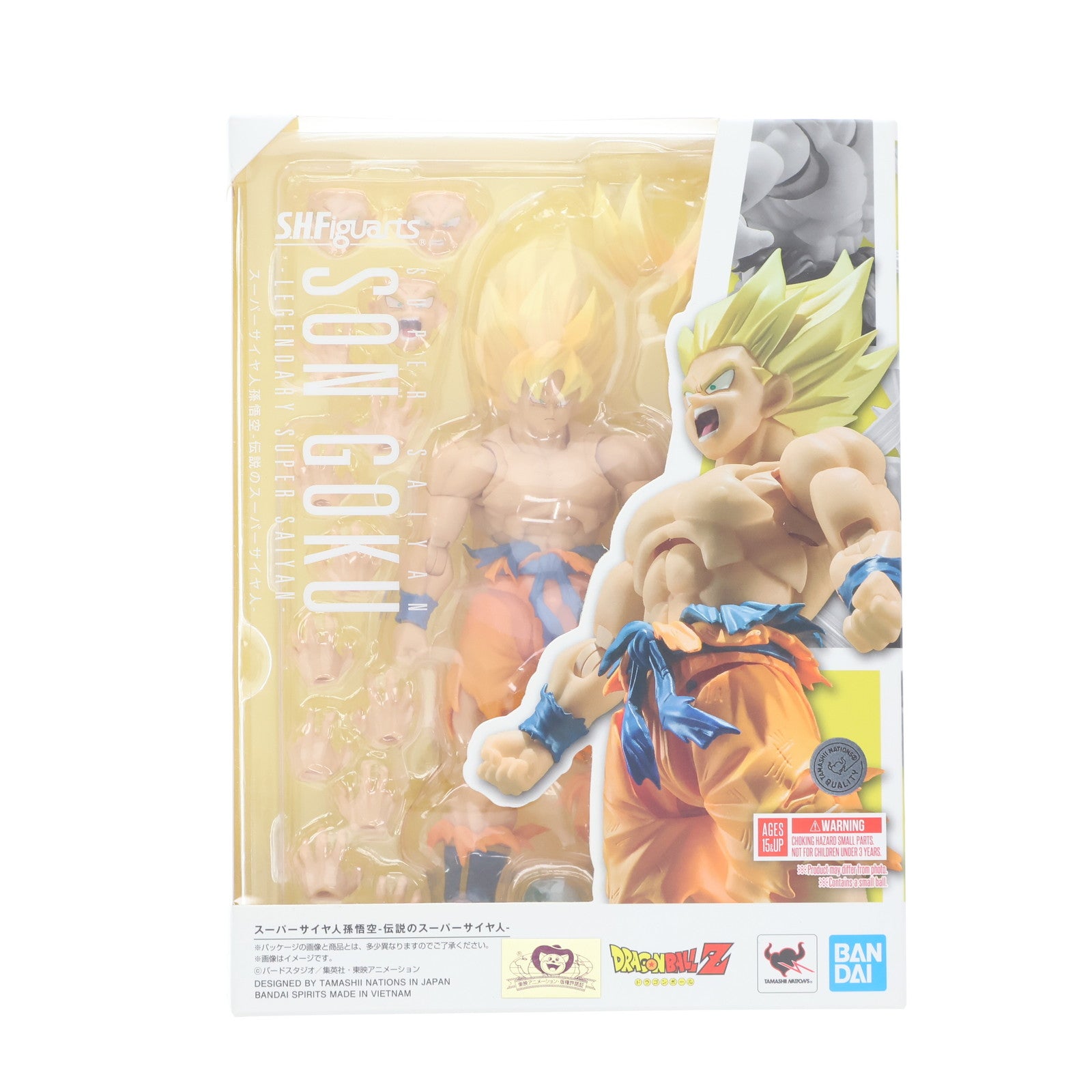 【中古即納】[FIG] (再々販) S.H.Figuarts(フィギュアーツ) スーパーサイヤ人孫悟空-伝説のスーパーサイヤ人- ドラゴンボールZ 完成品 可動フィギュア バンダイスピリッツ(20231123)