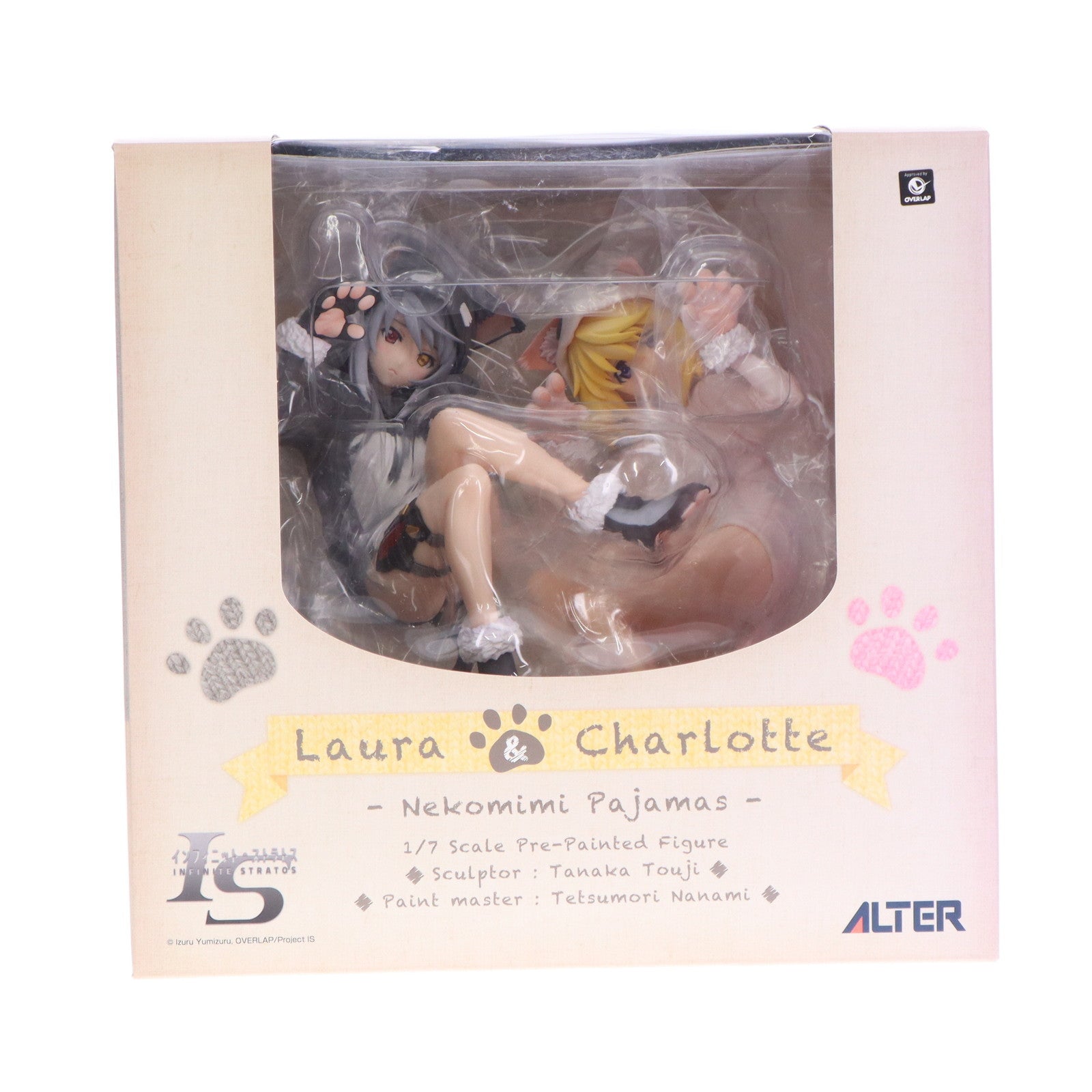 【中古即納】[FIG] ラウラ&シャル ネコミミパジャマ IS インフィニット・ストラトス 1/7 完成品 フィギュア アルター(20170512)