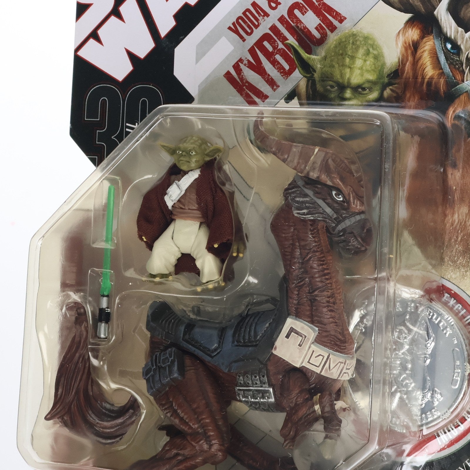 【中古即納】[FIG] スター・ウォーズ 30周年記念 ベーシックフィギュア ヨーダ&キバック STAR WARS 完成品 可動フィギュア(87334) トミーダイレクト(20071130)