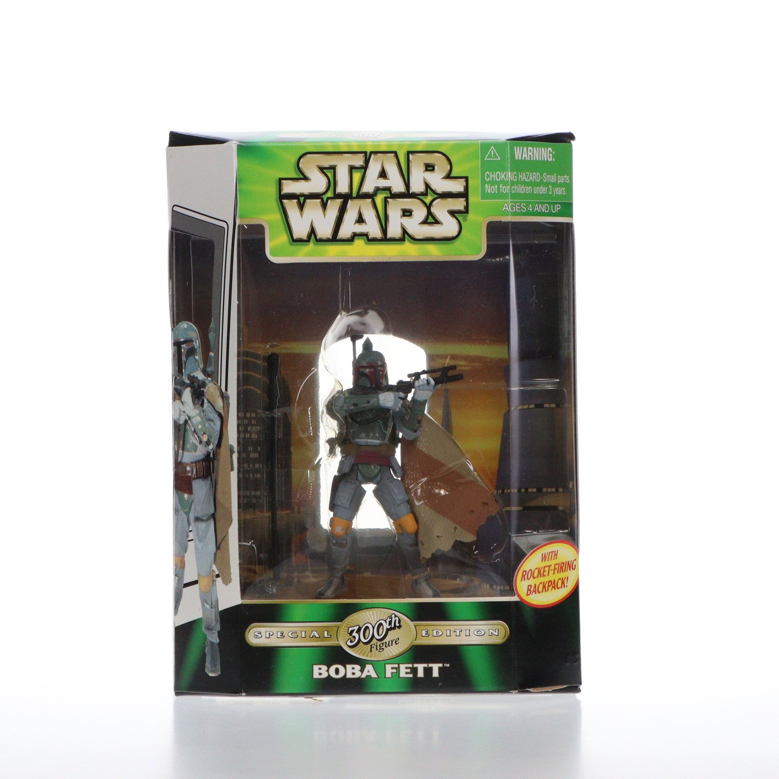 【中古即納】[FIG] スター・ウォーズ パワー・オブ・ザ・ジェダイ ベーシックフィギュア ボバ・フェット 300体記念バージョン(海外流通版) STAR WARS 完成品 可動フィギュア ハズブロ(20001231)