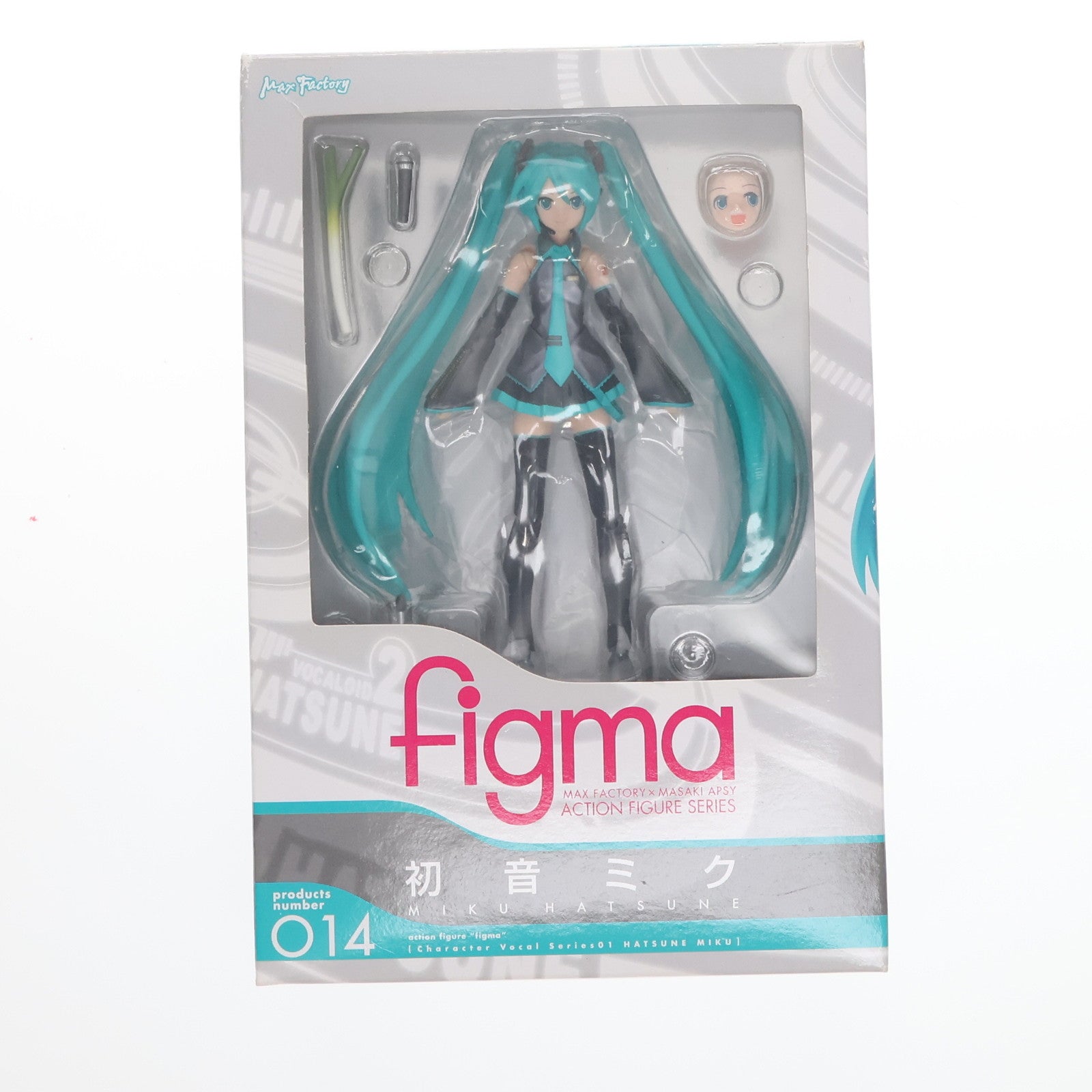 【中古即納】[FIG] figma(フィグマ) 014 初音ミク キャラクター・ボーカル・シリーズ01 初音ミク 完成品 可動フィギュア マックスファクトリー(20080910)