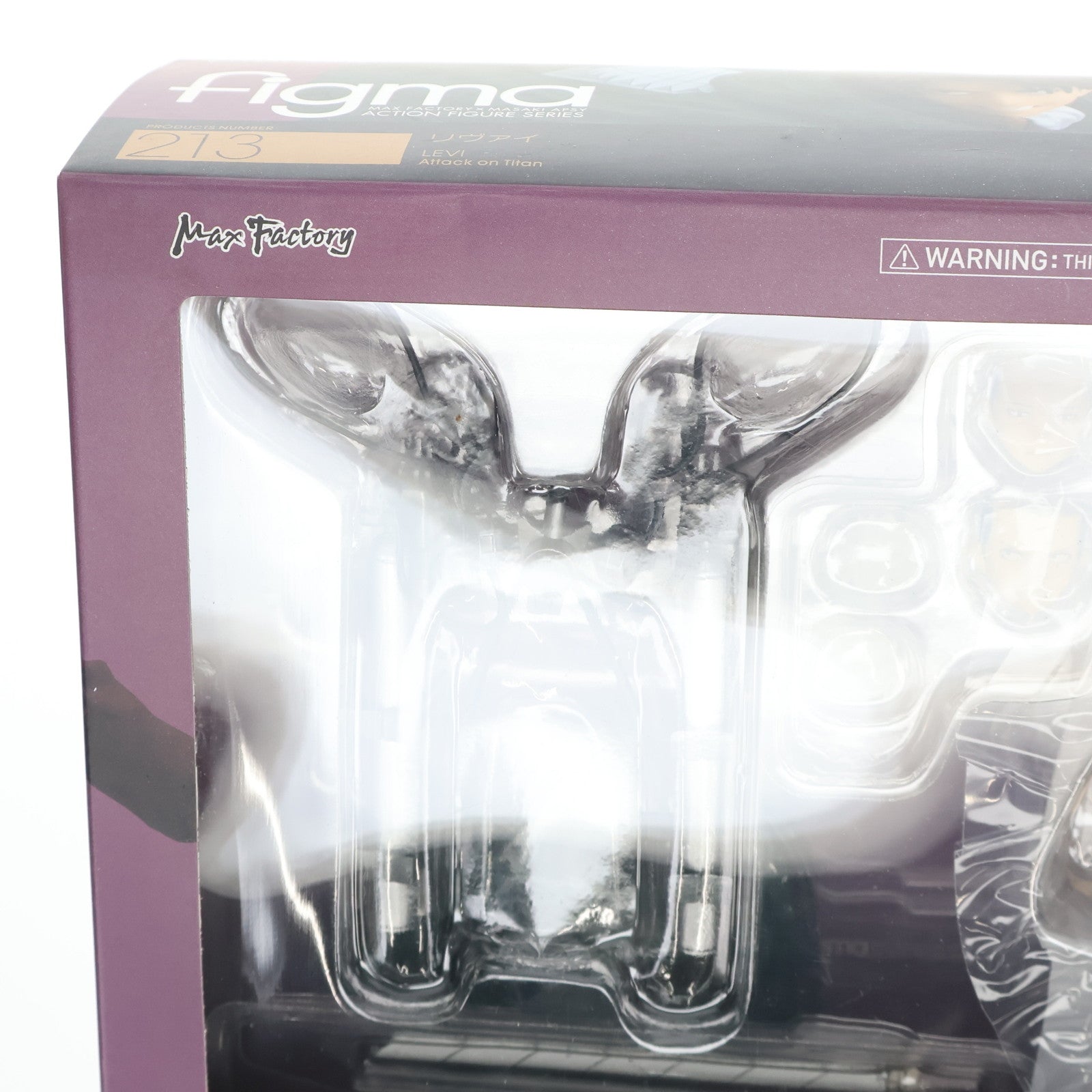 【中古即納】[FIG] figma(フィグマ) 213 リヴァイ 進撃の巨人 完成品 可動フィギュア グッドスマイルカンパニー(20140629)