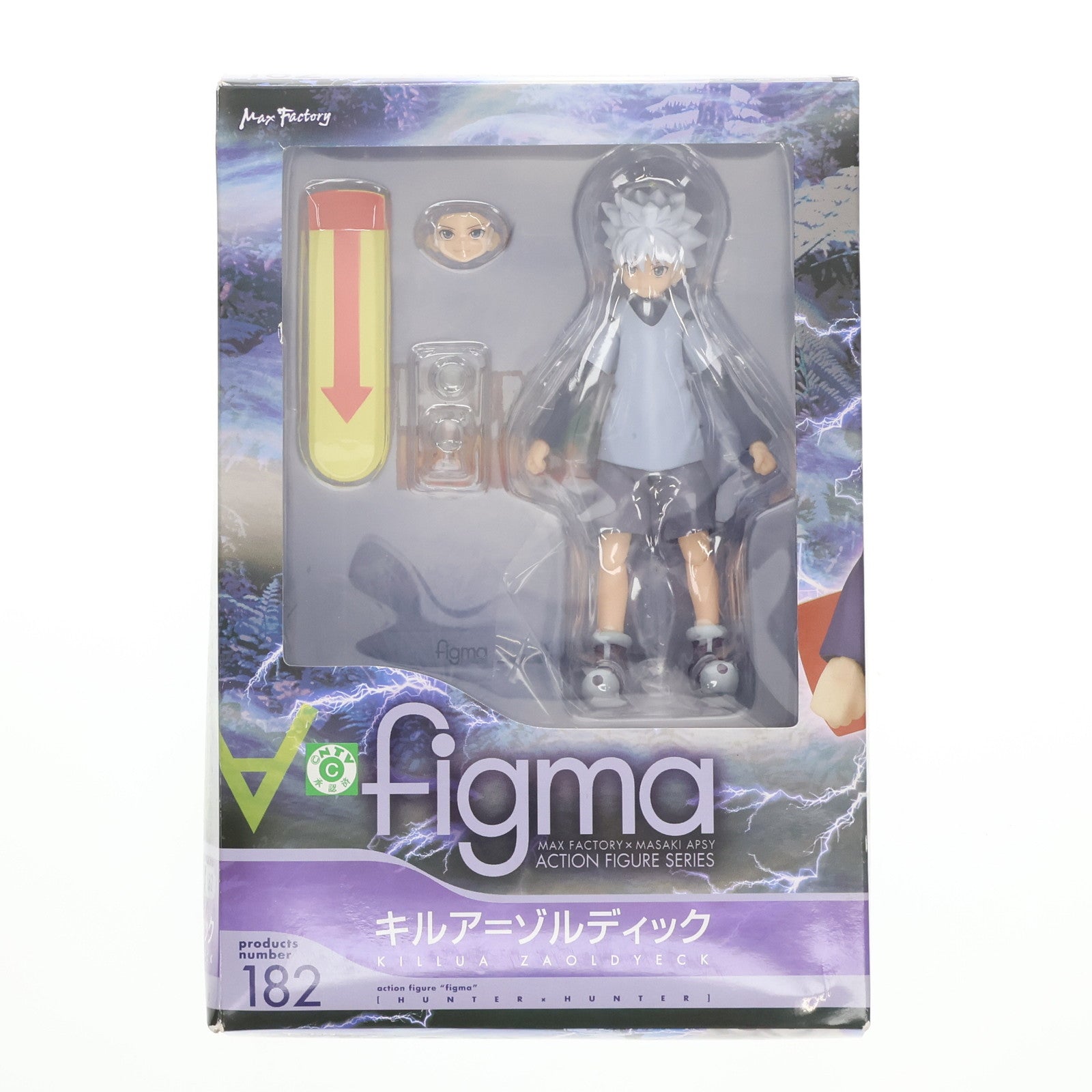 【中古即納】[FIG] (再販) figma(フィグマ) 182 キルア=ゾルディック HUNTER×HUNTER(ハンター・ハンター) 完成品 可動フィギュア マックスファクトリー(20140427)