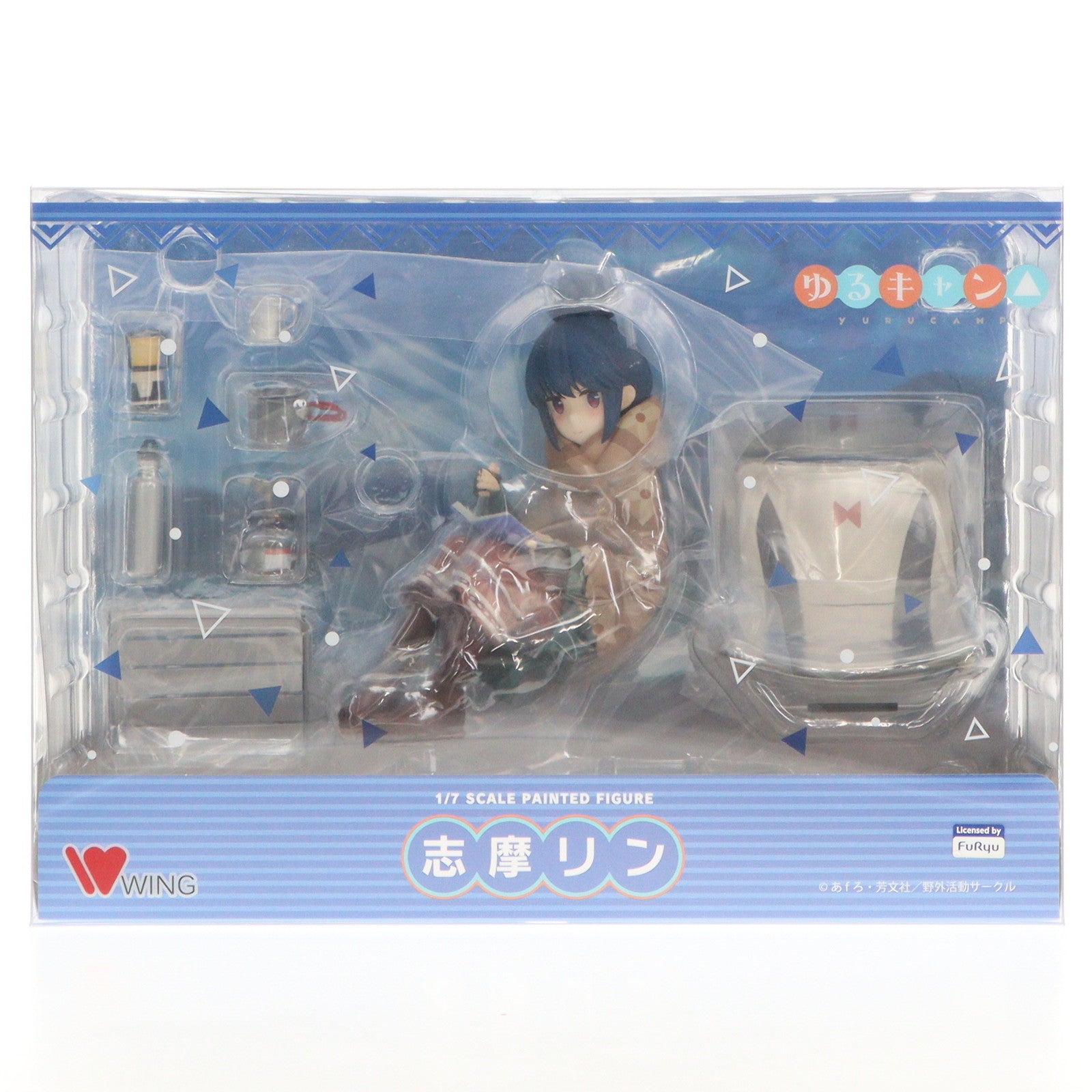 【中古即納】[FIG] 志摩リン(しまりん) ゆるキャン△ 1/7 完成品 フィギュア WING(ウイング)(20200906)