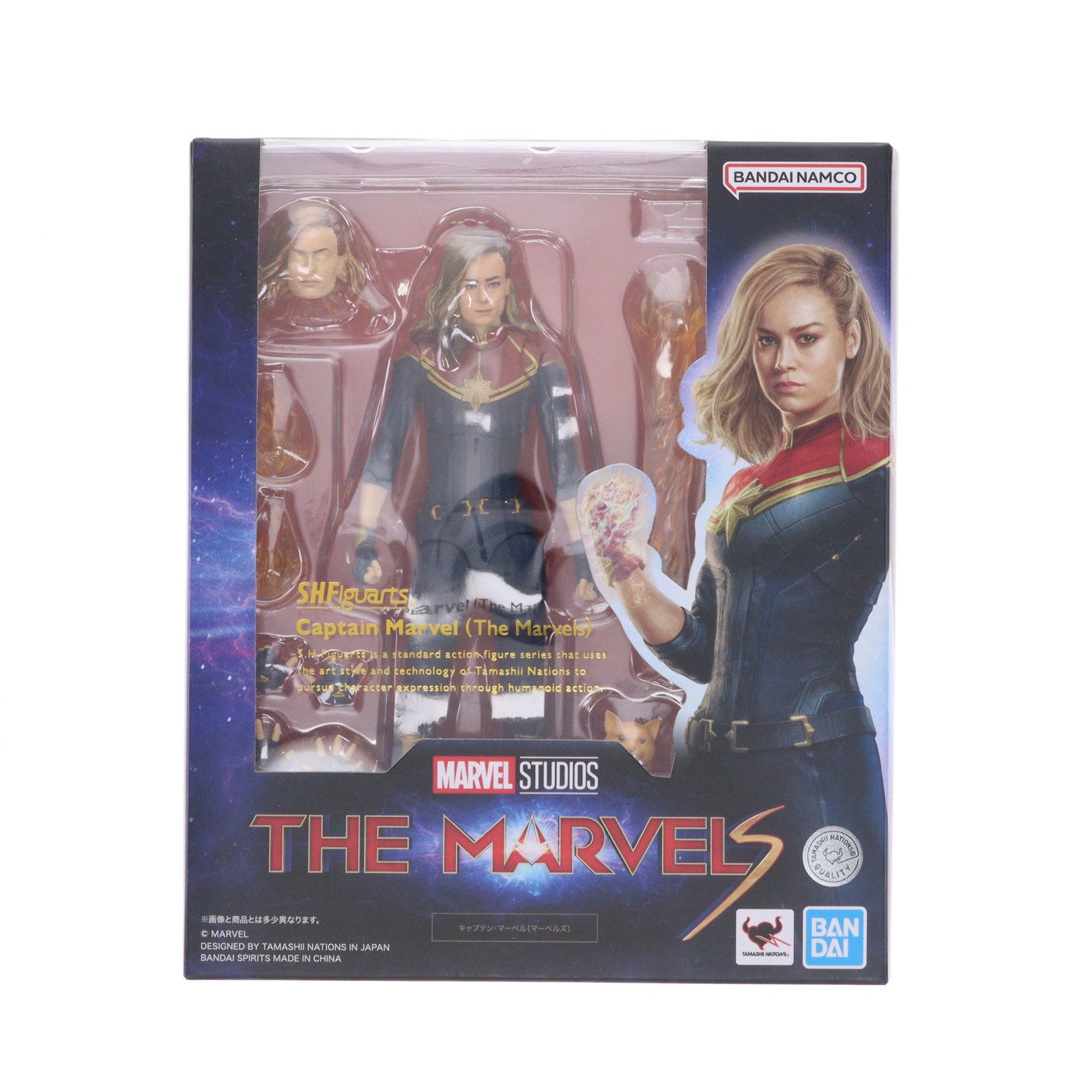 【中古即納】[FIG] S.H.Figuarts(フィギュアーツ) キャプテン・マーベル(マーベルズ) 完成品 可動フィギュア バンダイスピリッツ(20240420)
