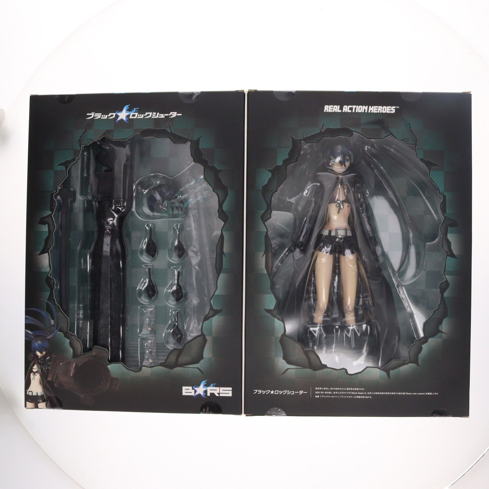 【中古即納】[FIG] リアルアクションヒーローズ No.550 RAH ブラック★ロックシューター 完成品 フィギュア メディコム・トイ(20111202)