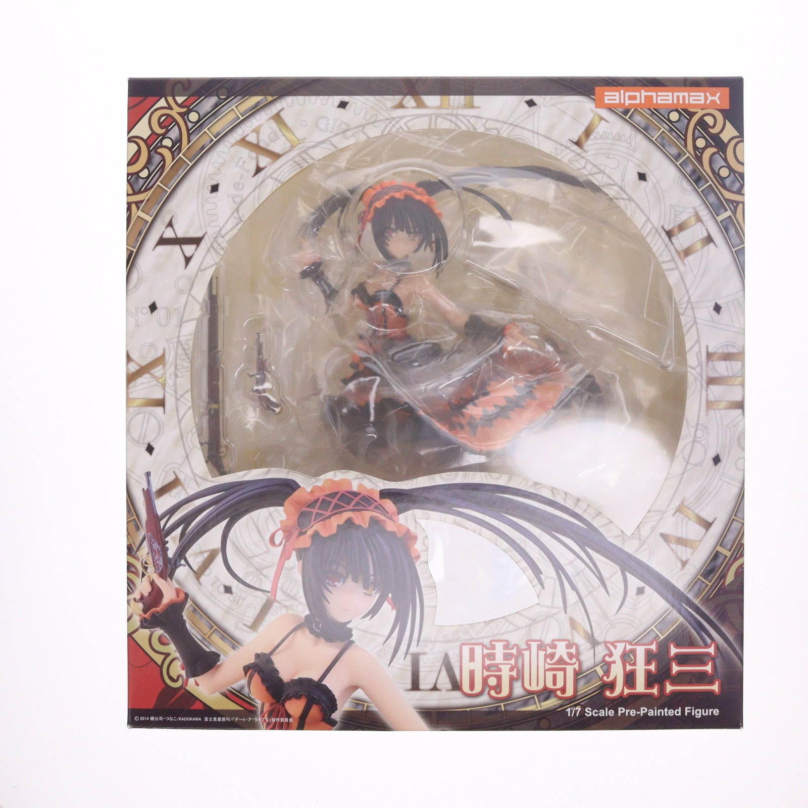 【中古即納】[FIG] (再販) 時崎狂三(ときさきくるみ) デ-ト・ア・ライブII 1/7 完成品 フィギュア(AX-0168) アルファマックス(20190719)