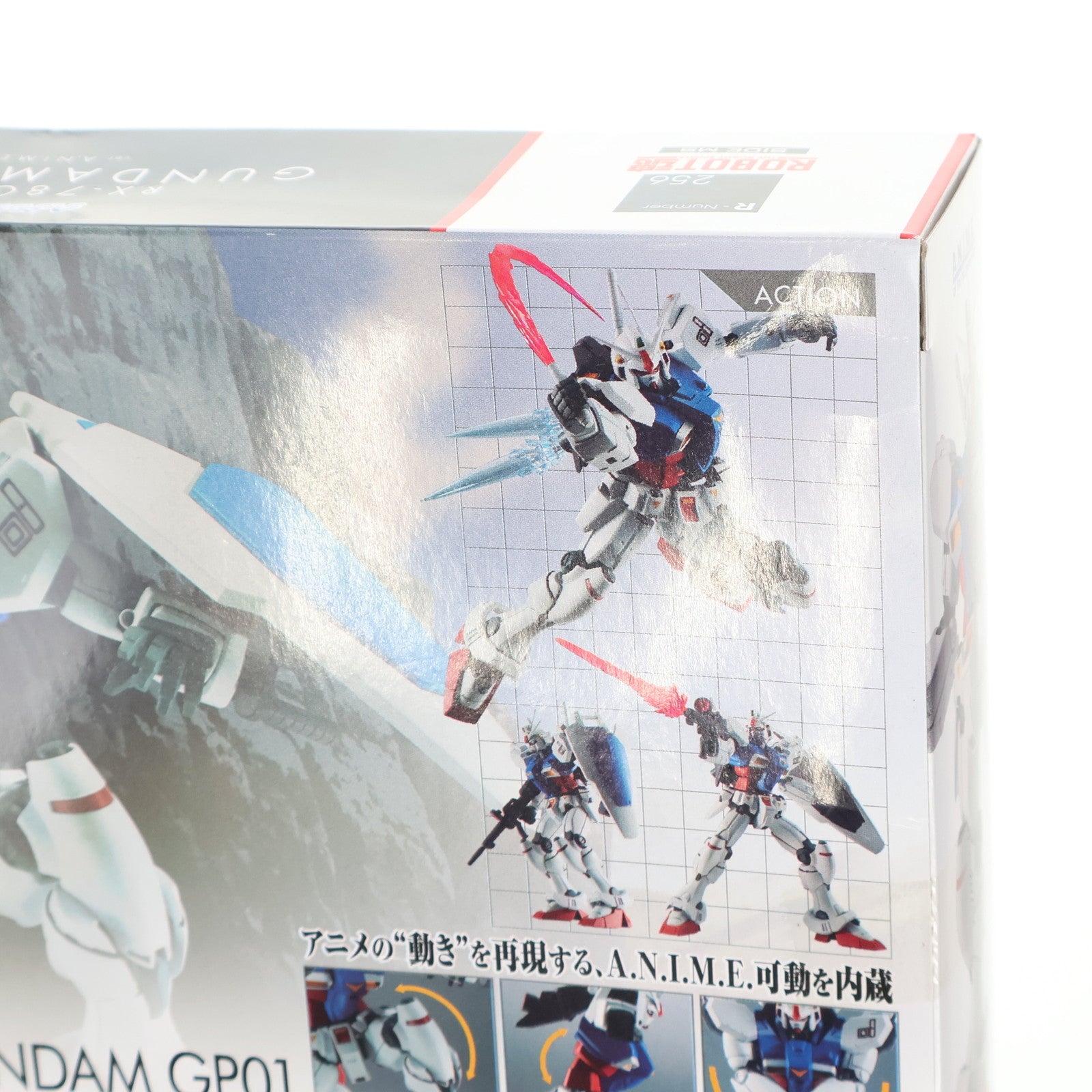 【中古即納】[FIG] ROBOT魂(SIDE MS) RX-78GP01 ガンダム試作1号機 ver. A.N.I.M.E. 機動戦士ガンダム0083 STARDUST MEMORY 完成品 可動フィギュア バンダイスピリッツ(20190720)