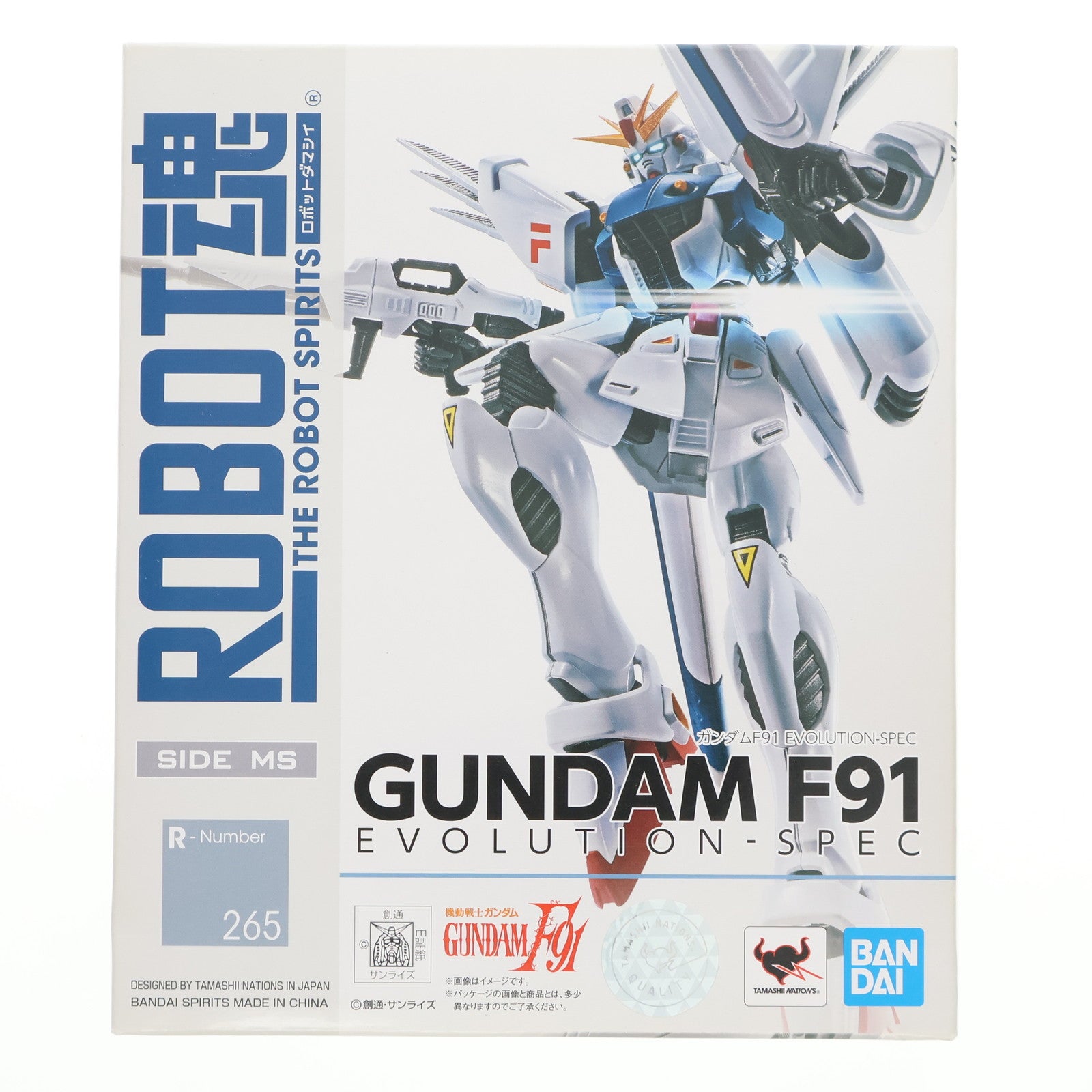 【中古即納】[FIG] ROBOT魂(SIDE MS) ガンダムF91 EVOLUTION-SPEC 機動戦士ガンダムF91 完成品 可動フィギュア バンダイスピリッツ(20200718)