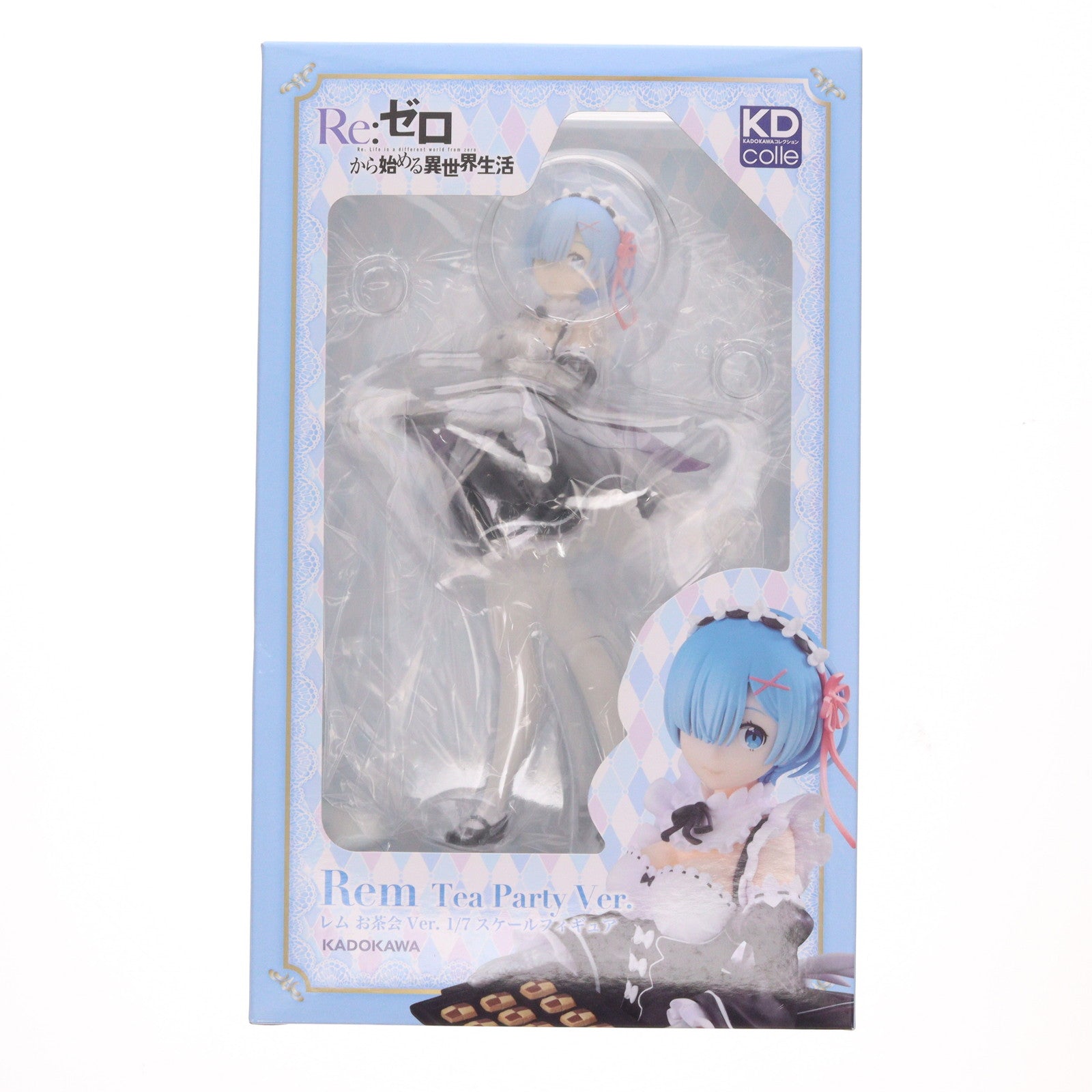 【中古即納】[FIG] レム お茶会Ver. Re:ゼロから始める異世界生活 1/7 完成品 フィギュア KADOKAWA(カドカワ)(20200520)