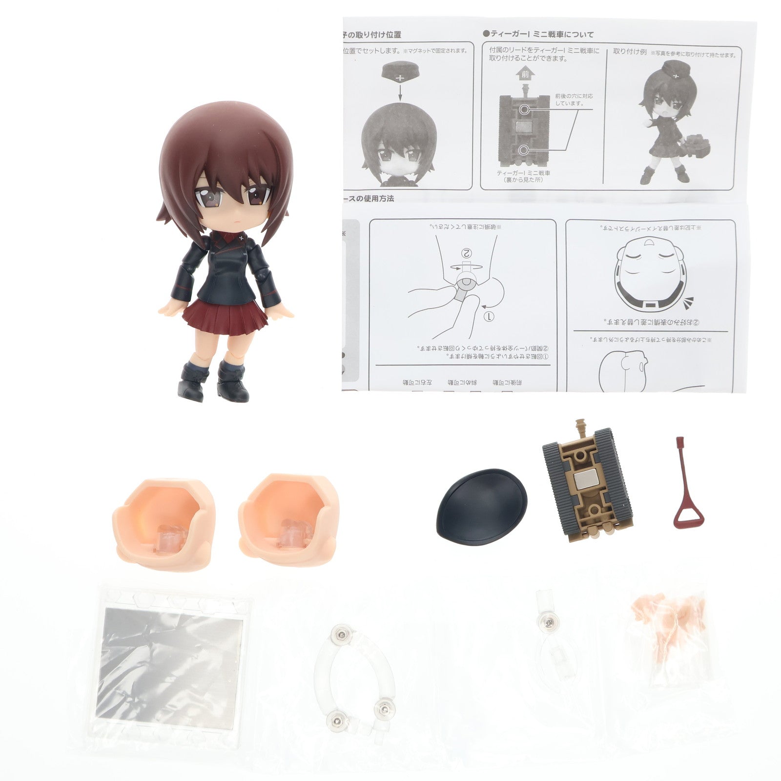 【中古即納】[FIG] キューポッシュ 西住まほ ガールズ&パンツァー 完成品 可動フィギュア(AD029) コトブキヤ(20161019)