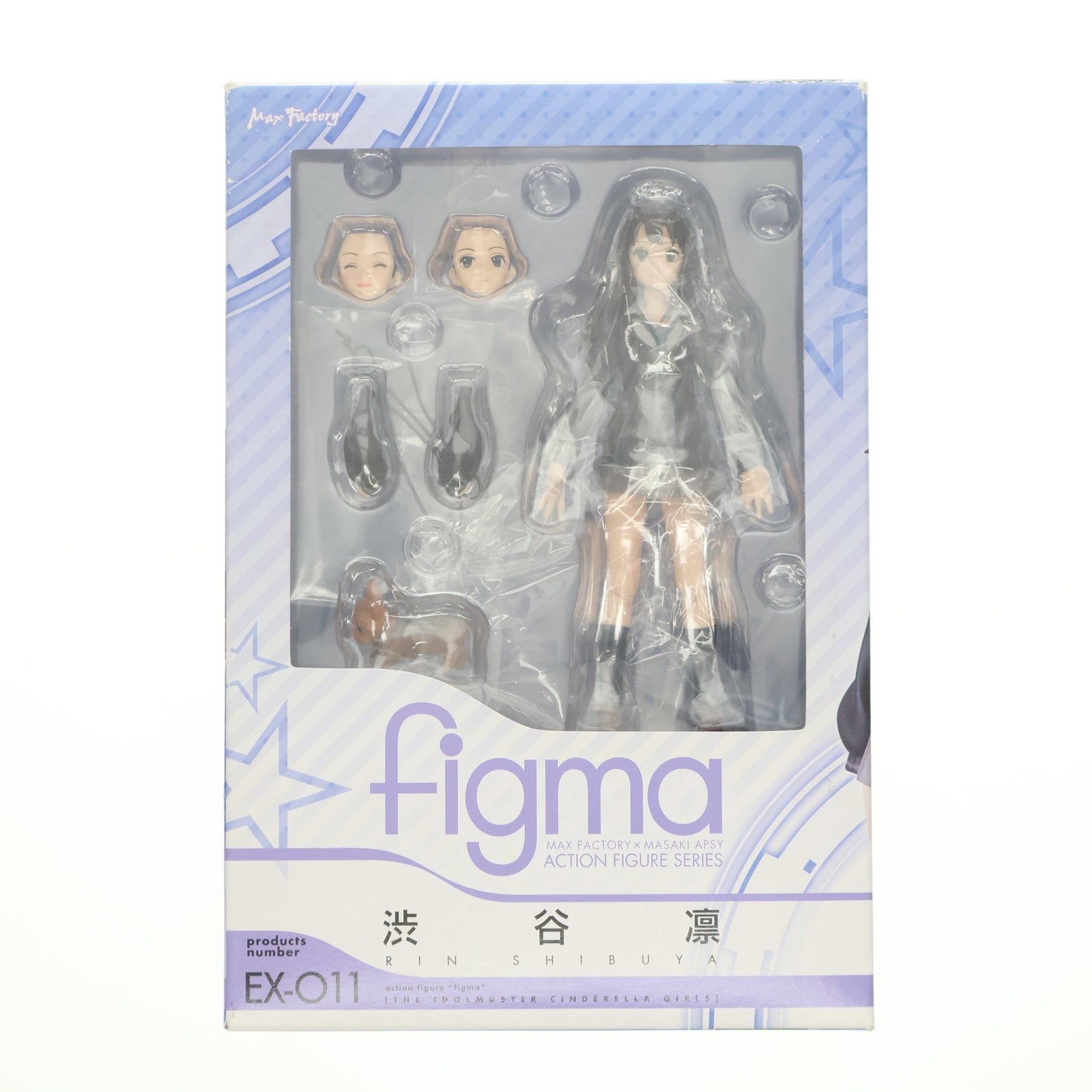 【中古即納】[FIG] figma(フィグマ) EX-011 渋谷凛(しぶやりん) アイドルマスター シンデレラガールズ 完成品 可動フィギュア ワンフェス2013冬&GOODSMILE ONLINE限定 マックスファクトリー(20130210)