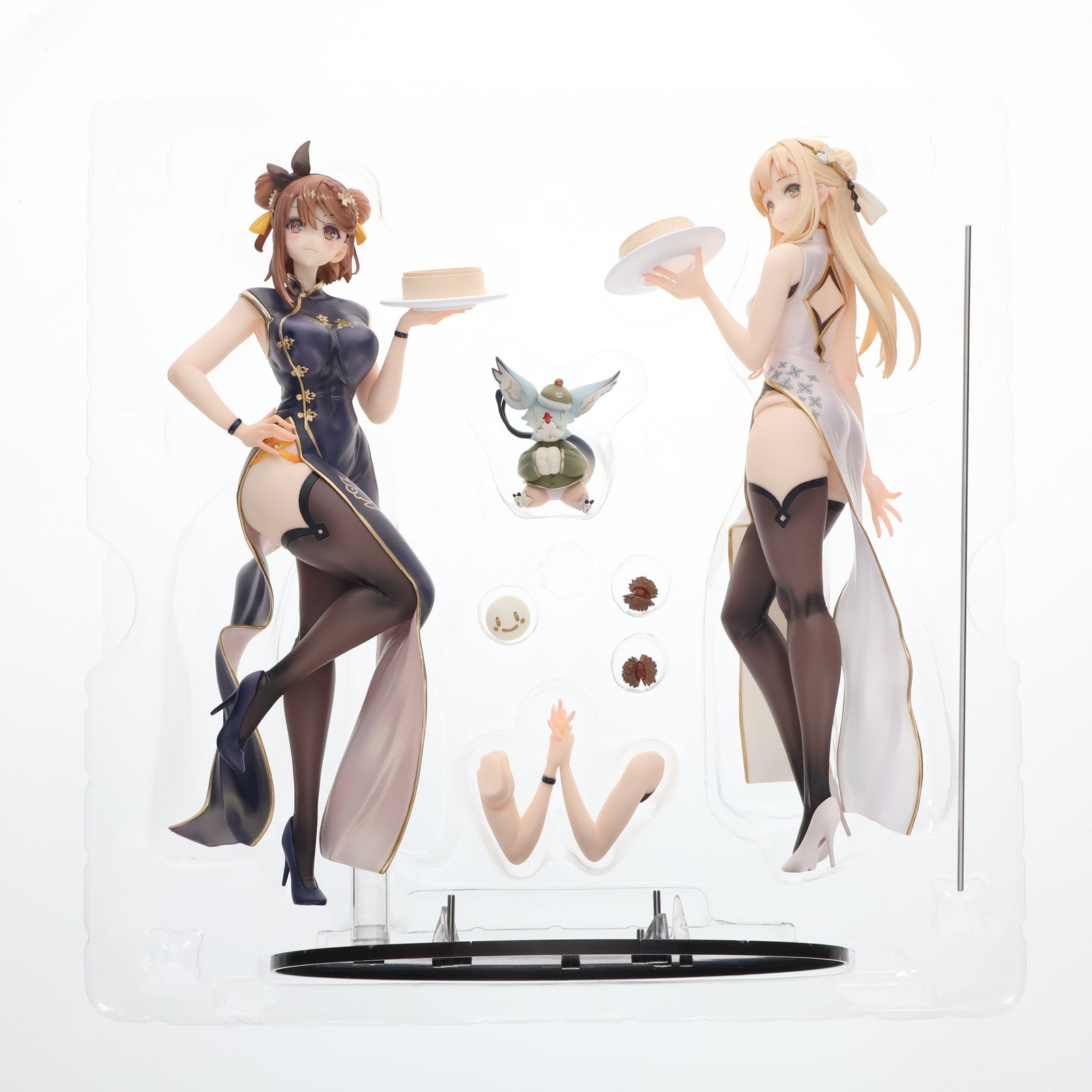 【中古即納】[FIG] ライザ&クラウディア チャイナドレスVer. ライザのアトリエ2 ～失われた伝承と秘密の妖精～ 1/6 完成品 フィギュア 一部店舗&オンラインショップ限定 Phat!(ファット・カンパニー)(20250331)